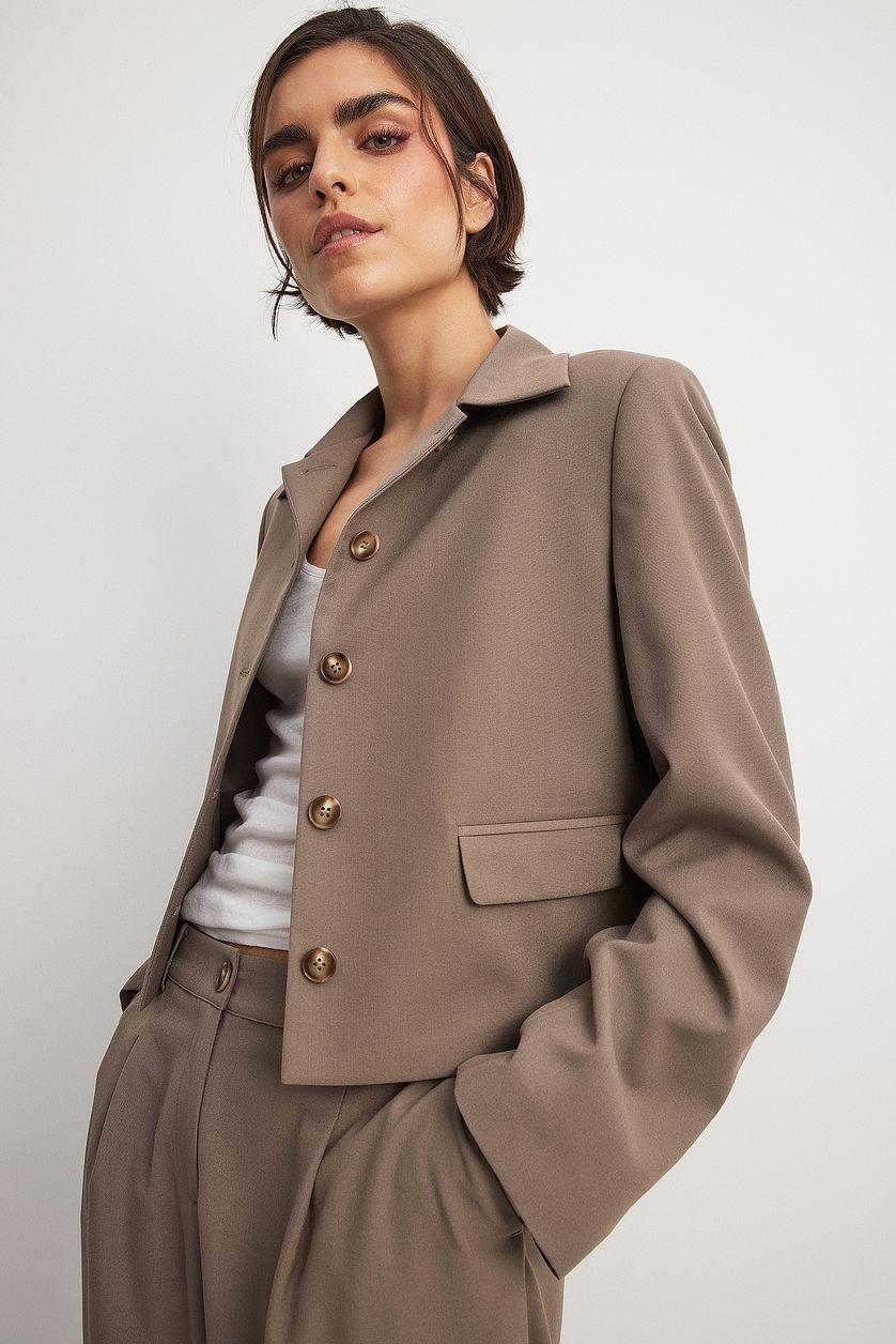 Oversized Short Blazer Product Image