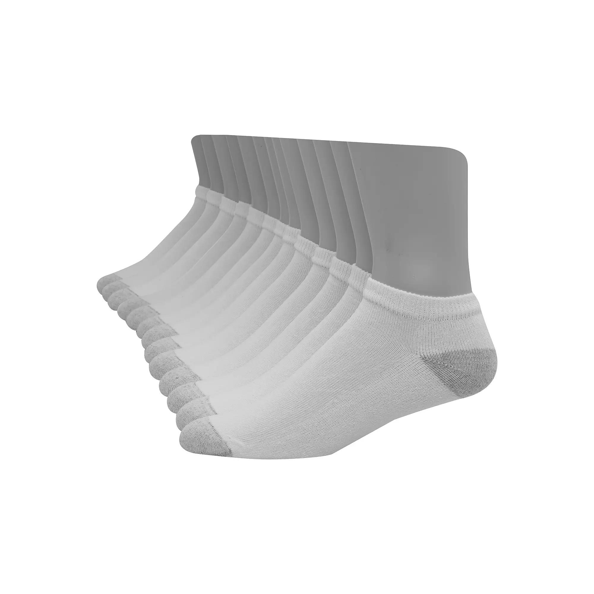 Men's Hanes® 12 Pack Ultimate Soft & Durable Low Cut Socks,  Product Image
