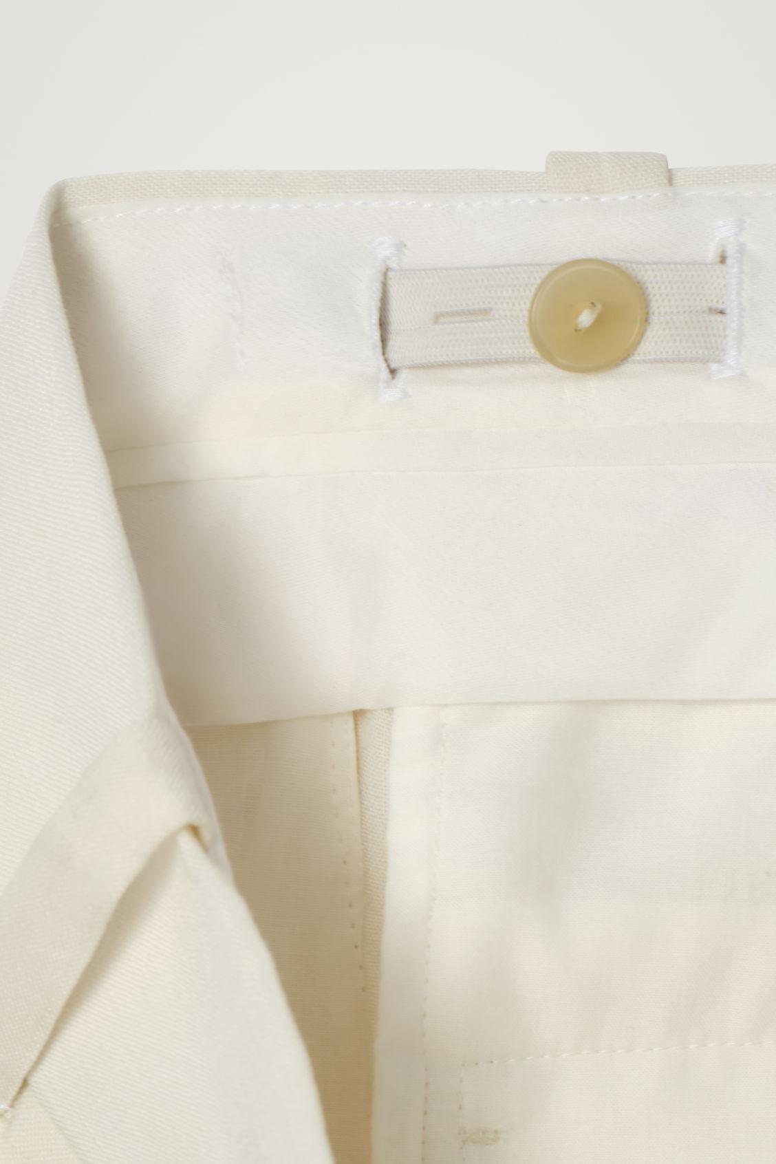 TAILORED LINEN-BLEND SHORTS Product Image