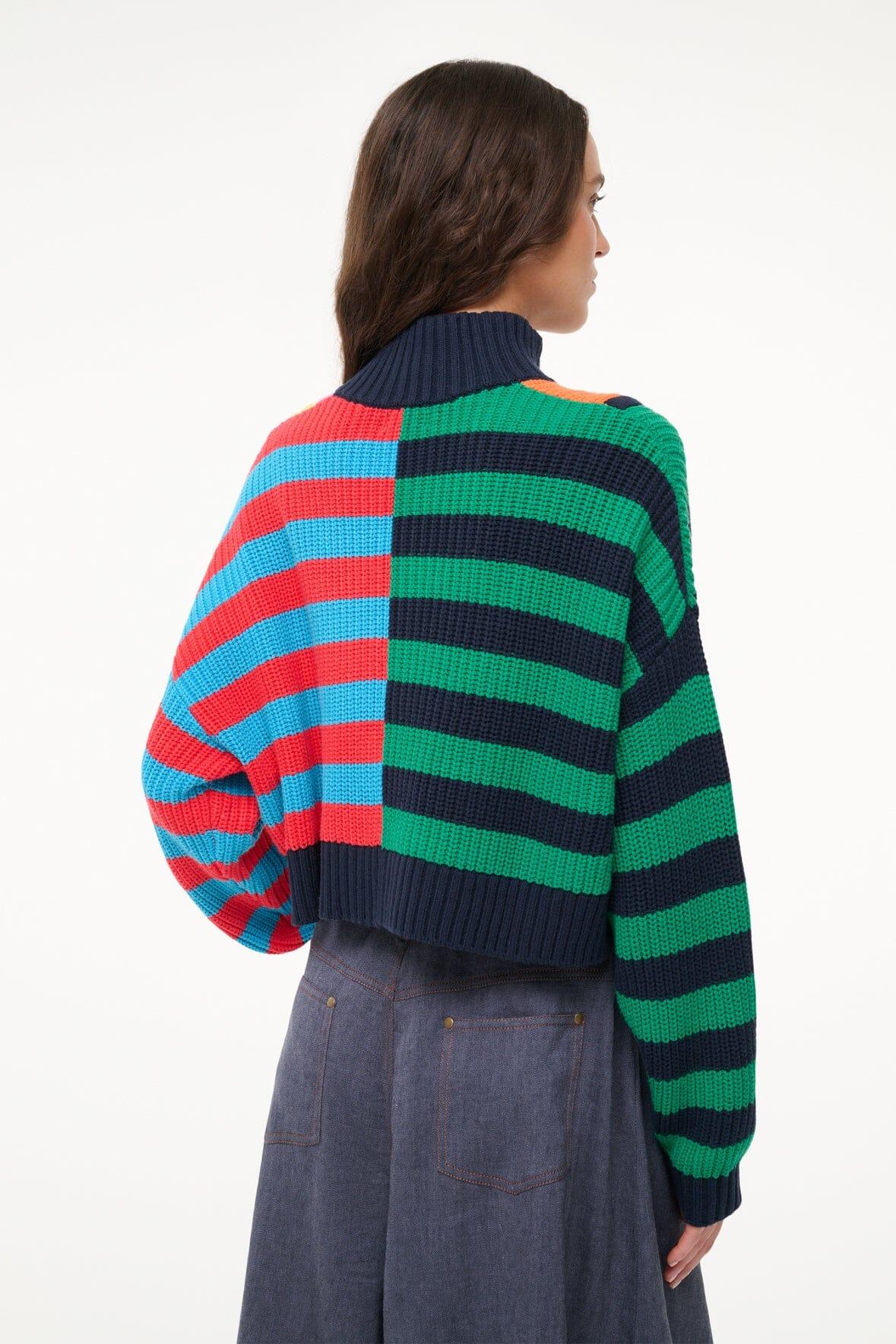 CROPPED HAMPTON SWEATER | CABANA STRIPE MULTI Product Image