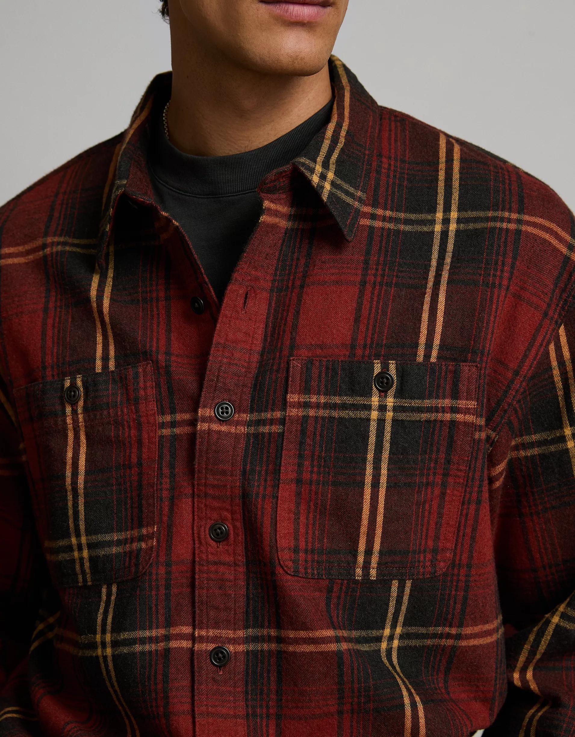 AE77 Premium Flannel Shirt Product Image