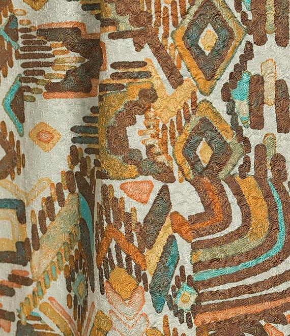 Nurture Plus Size 3/4 Sleeve Pintucked Yoke Blouse Product Image