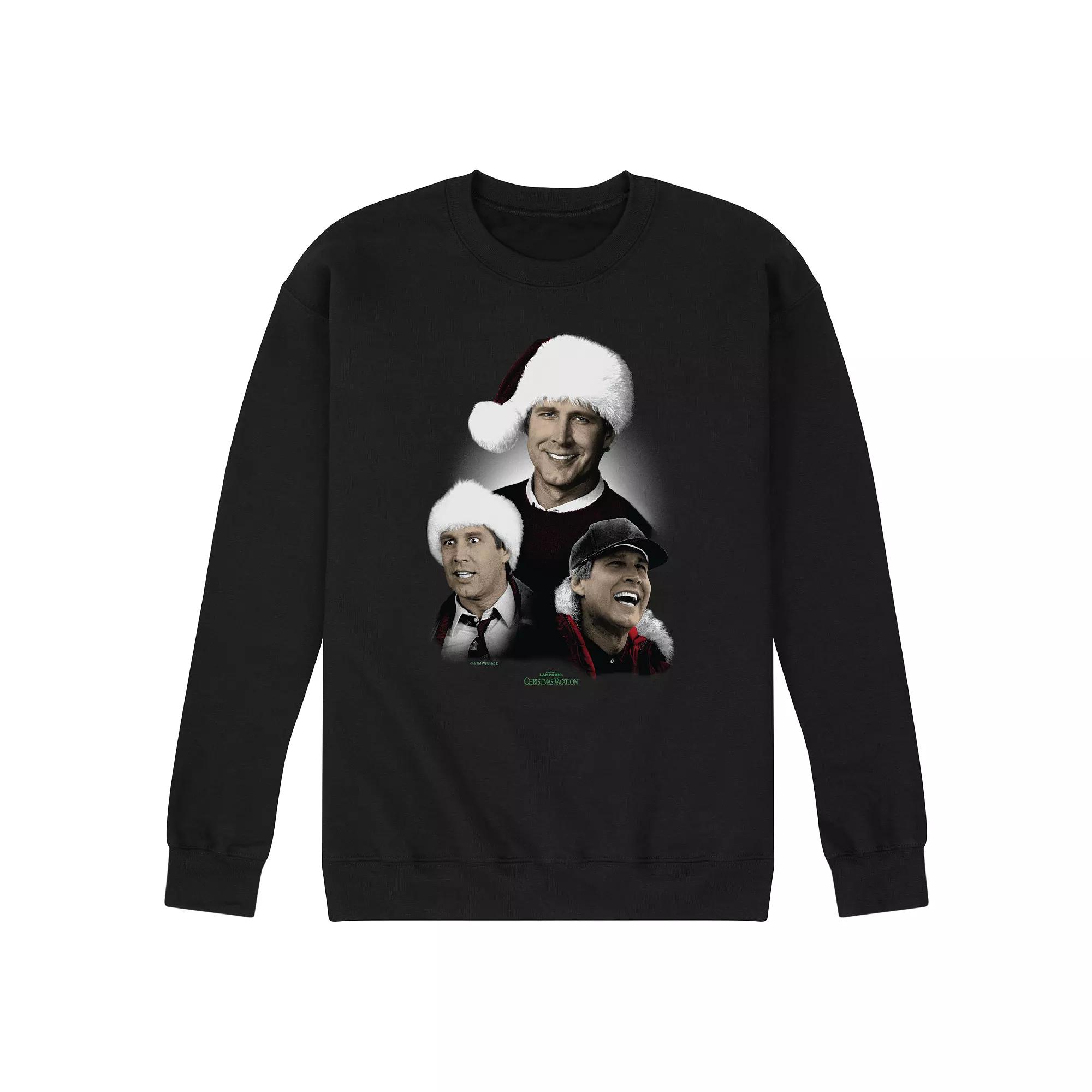 Men's National Lampoon's Christmas Vacation Holiday Card Fleece Sweatshirt,  Product Image