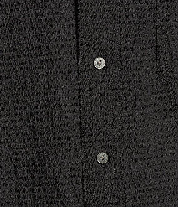 Cremieux Blue Label Performance Stretch Solid Seersucker Short Sleeve Woven Shirt Product Image