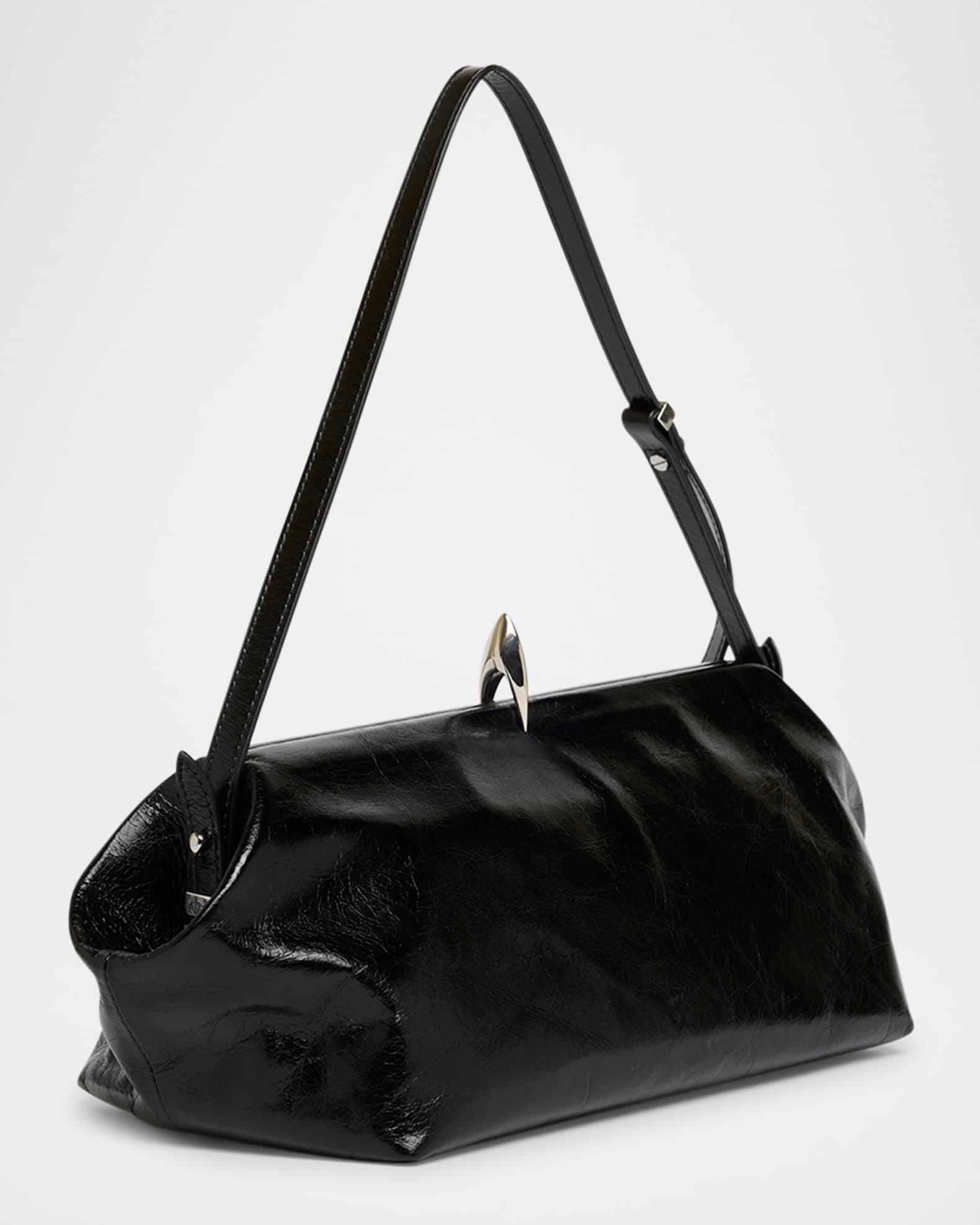 Sophia Crinkled Leather Shoulder Bag Product Image