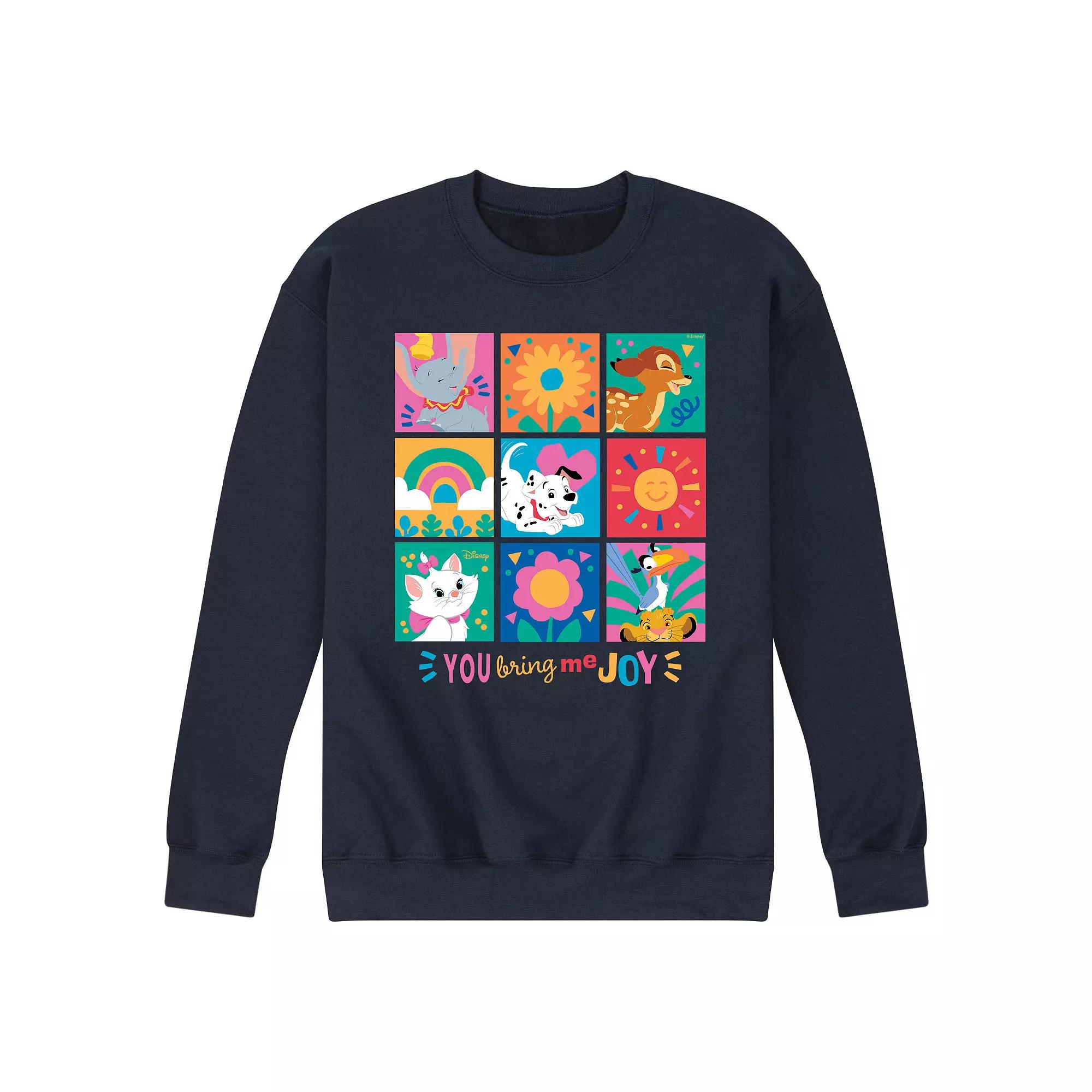 Disney's Men's You Bring Me Joy Fleece Sweatshirt,  Product Image