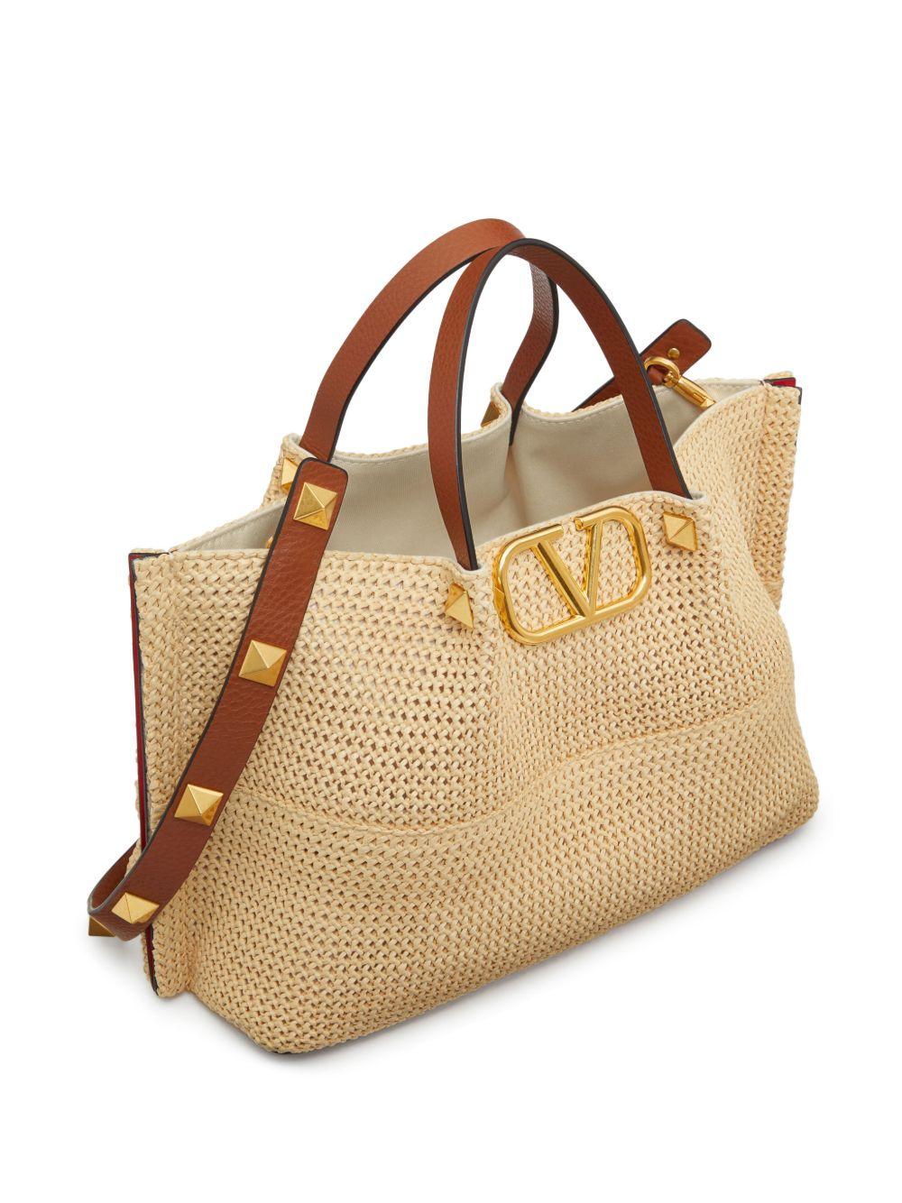 Summer woven tote bag Product Image