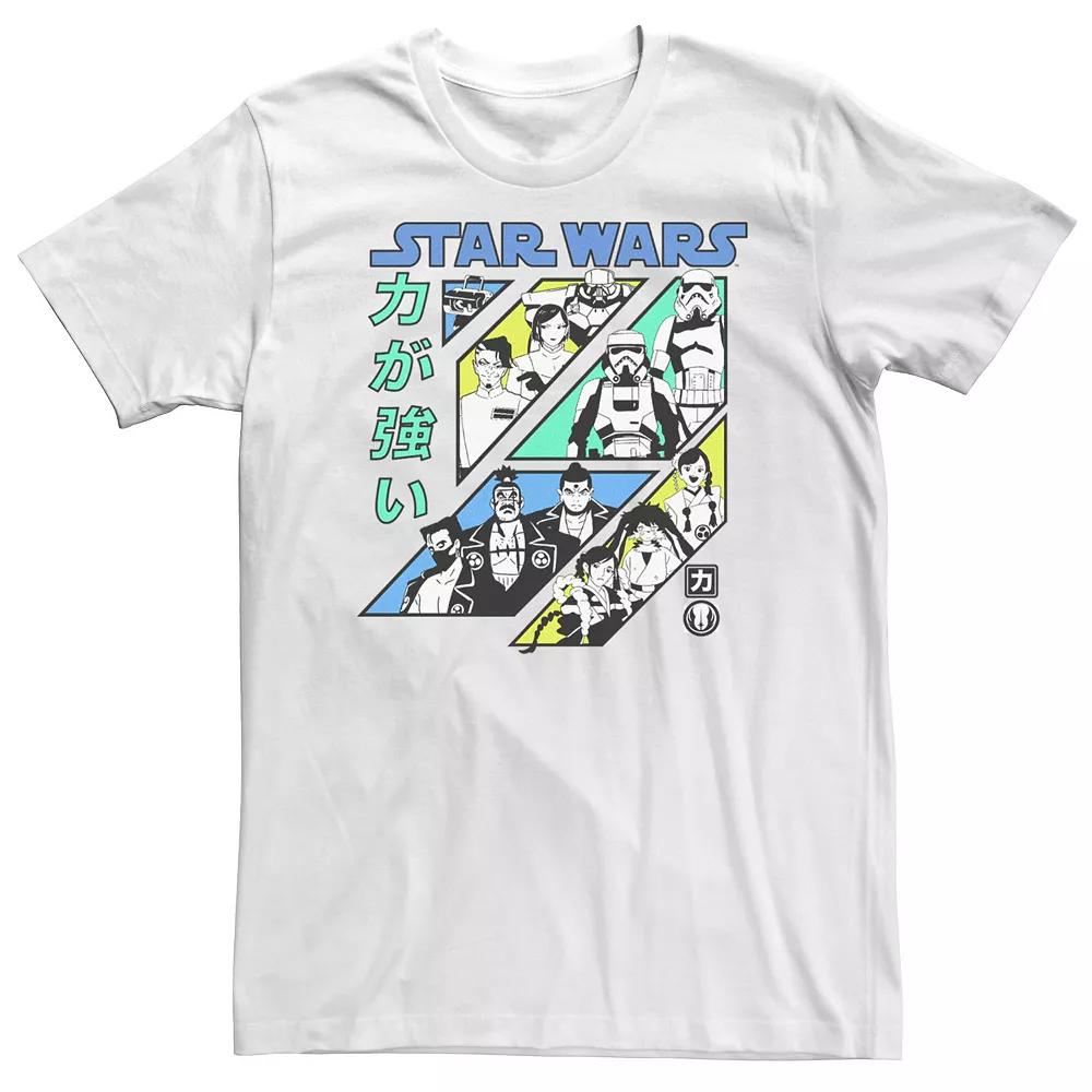 Big & Tall Star Wars: Visions Kanji Slant Panels Tee, Boy's,  Product Image