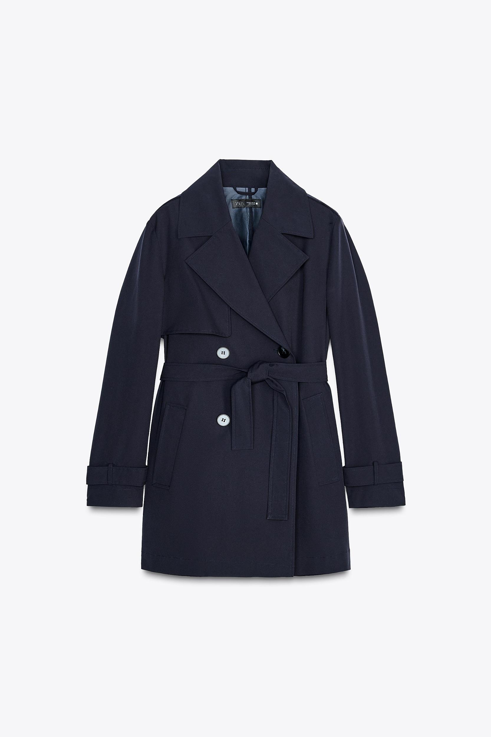 BELTED MIDI TRENCH COAT Product Image