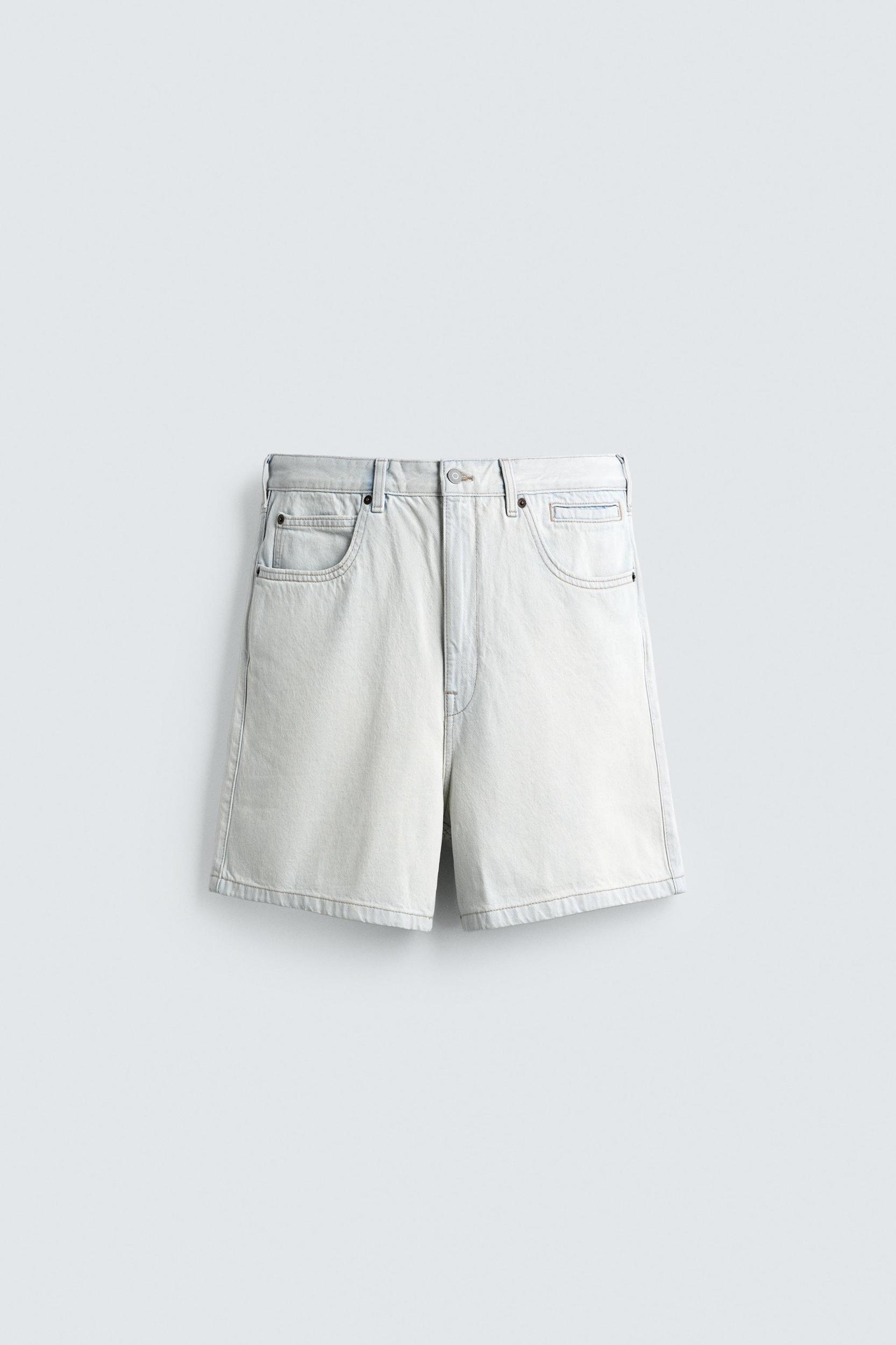 REGULAR FIT DENIM SHORTS Product Image