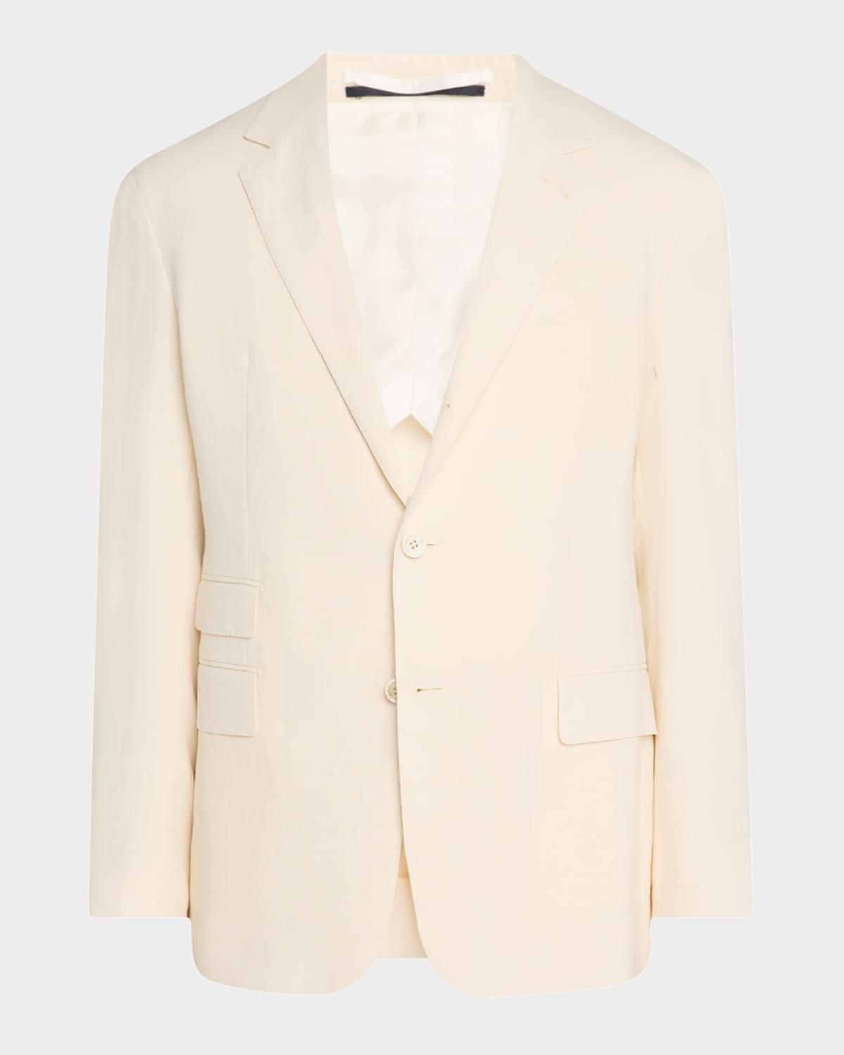 Men's Linen Cavendish Single-Breasted Sport Coat Product Image