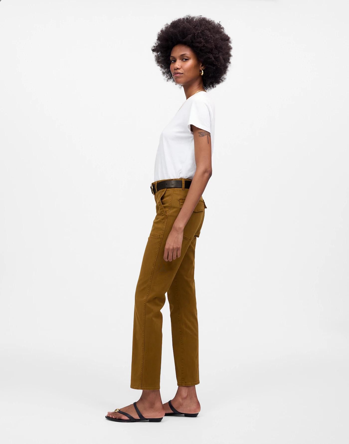 The Slim Straight Utility Pant in Garment Dye Product Image