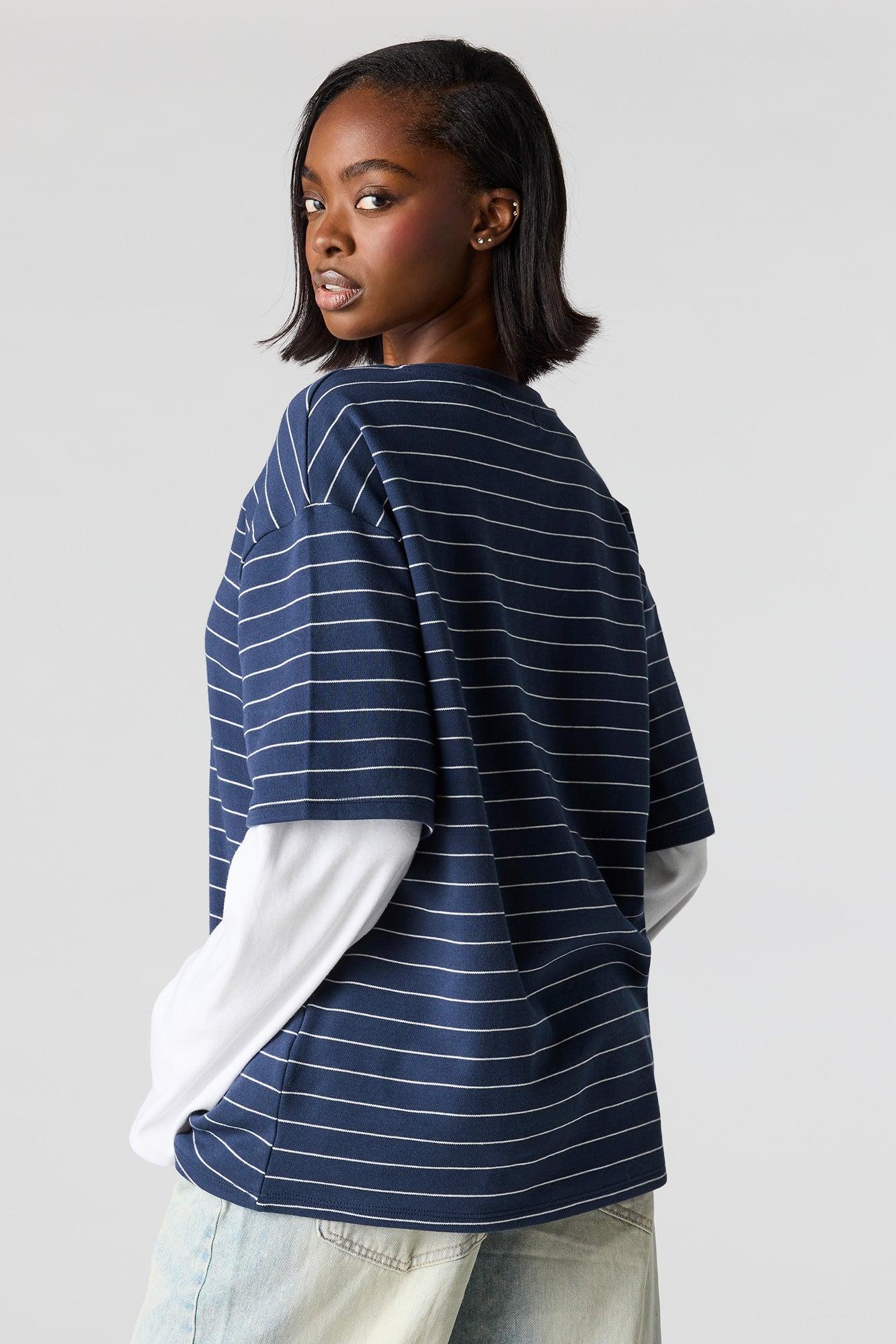 Luxe Heavy Cotton Oversized Boxy T-Shirt Female Product Image