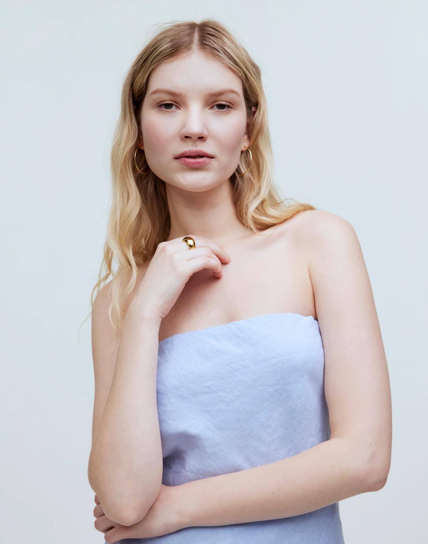 Donni Linen Tube Top Product Image