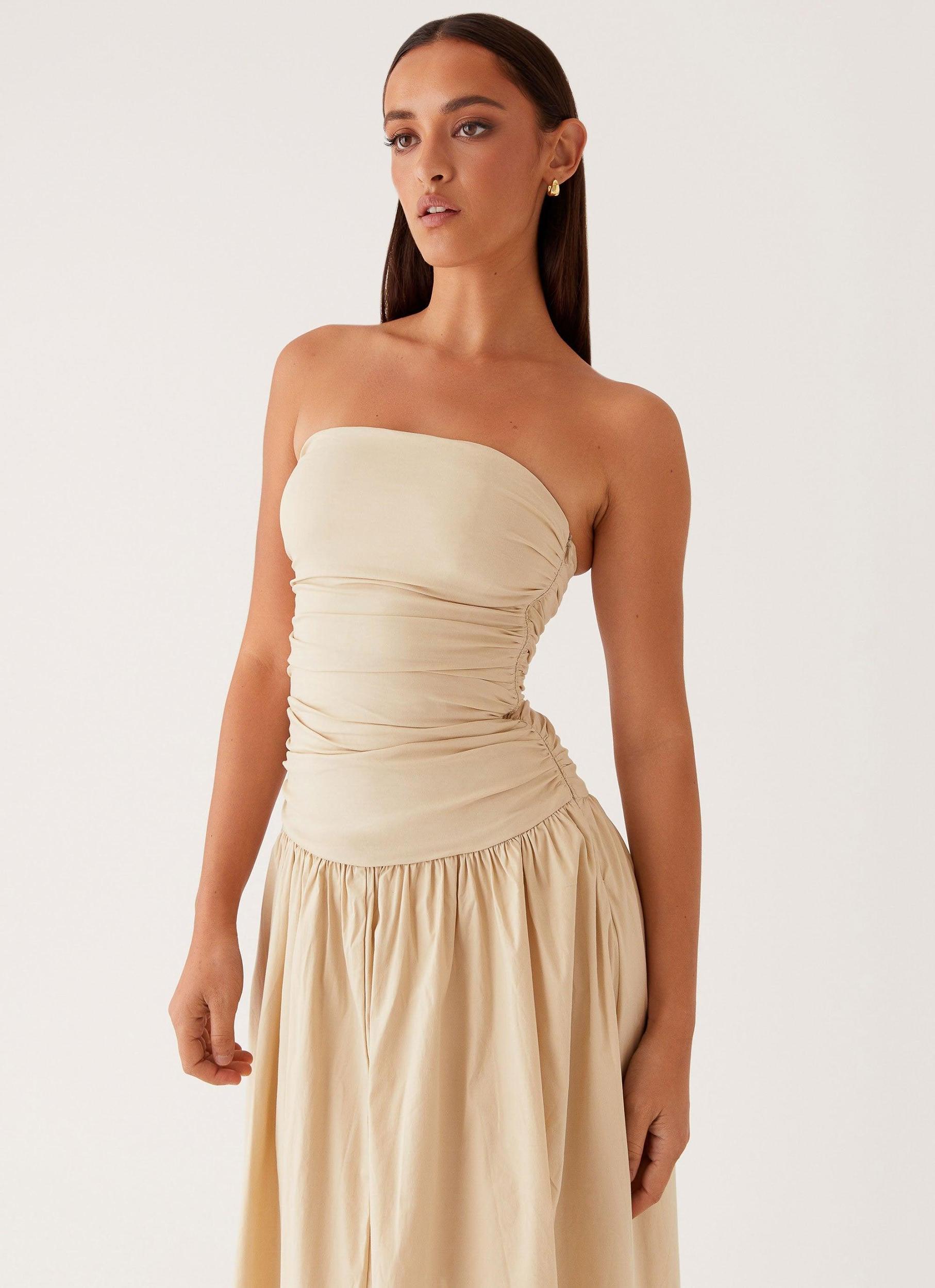 Carmel Maxi Dress - Ivory Product Image