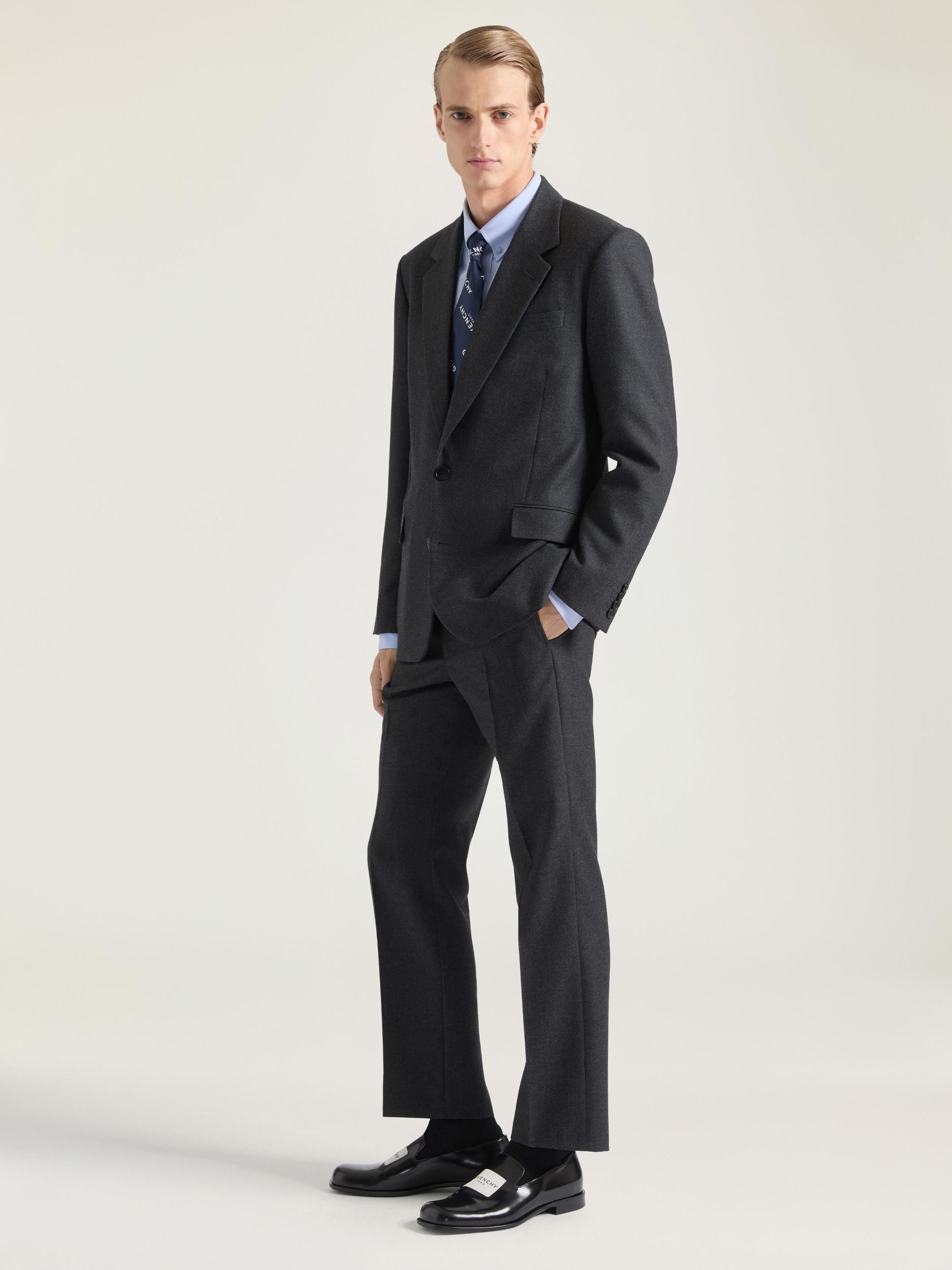 Single breasted jacket in flannel Product Image