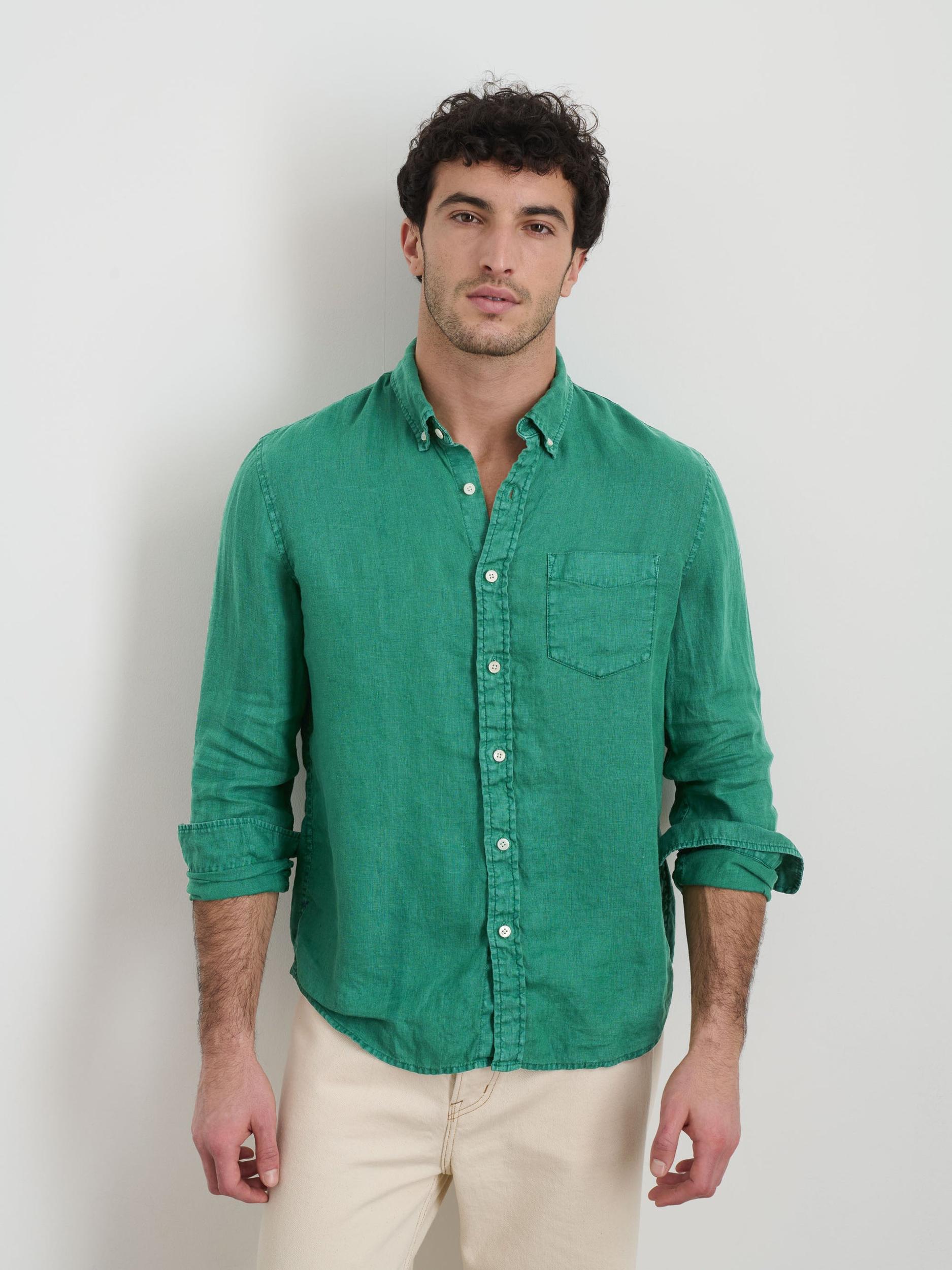 Mill Shirt in Linen Product Image