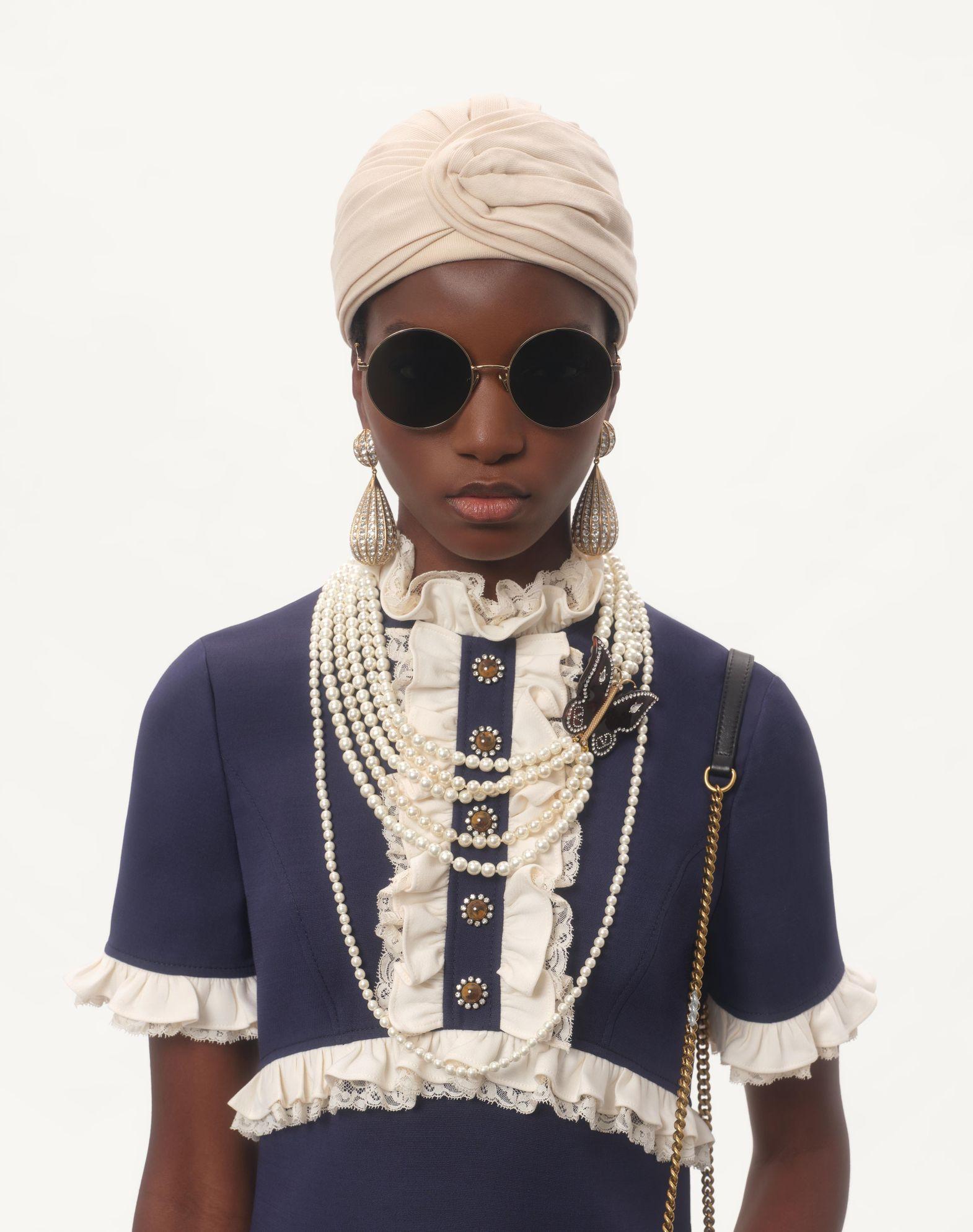 Crepe Couture Short Dress  Product Image