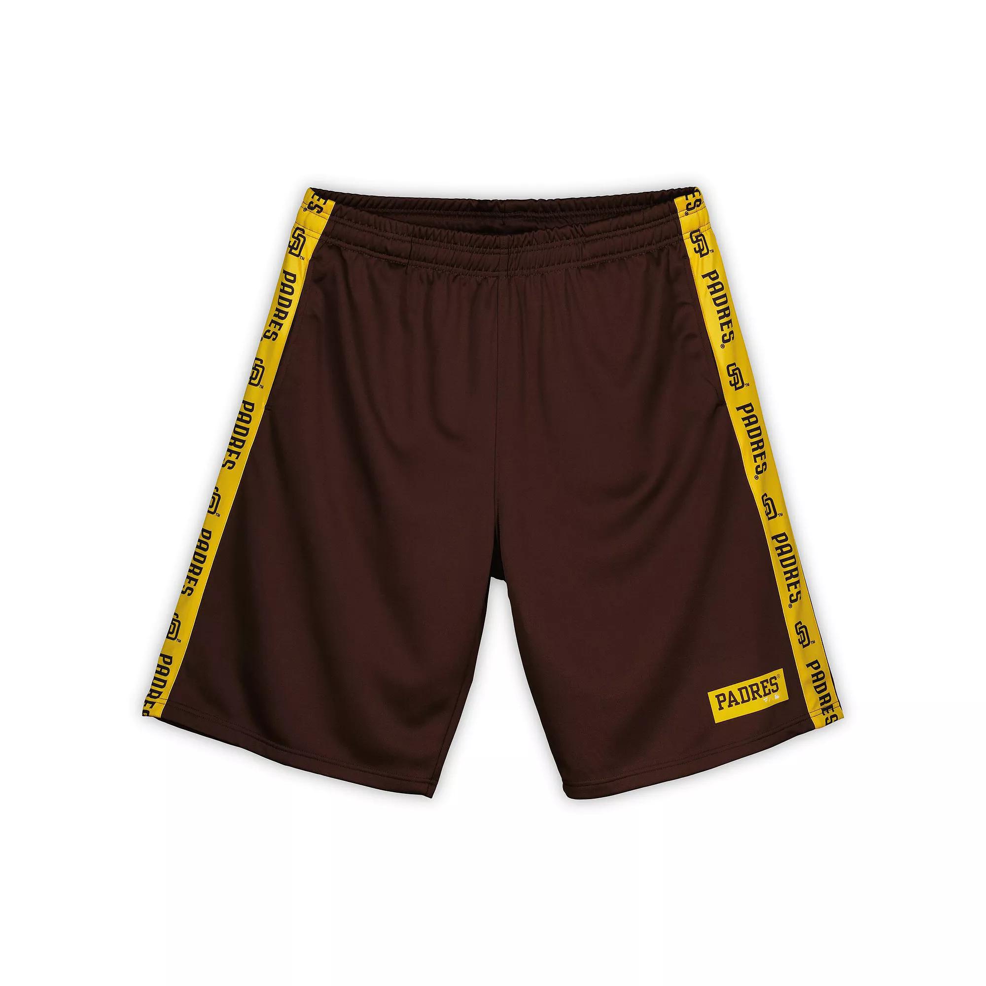 Men's Profile Brown San Diego Padres Big & Tall Fleece Shorts,  Product Image