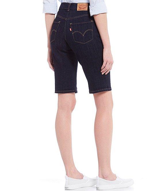 Levi's® Mid Rise Stretch Denim Bermuda Shorts Product Image