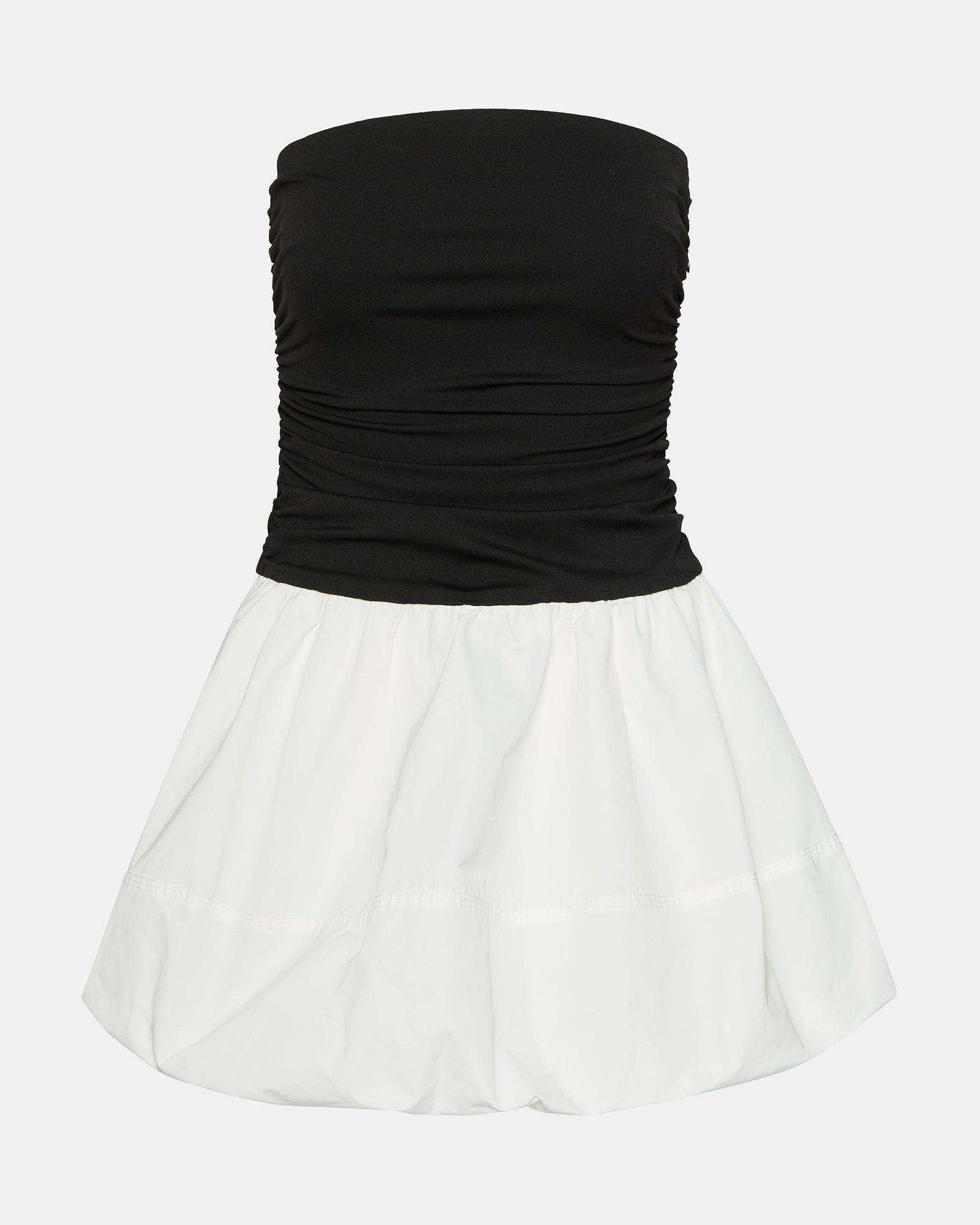 AMARI DRESS BLACK/WHITE Female Product Image