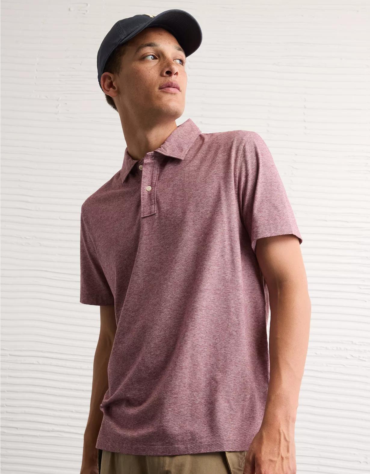 AE 24/7 Club Logo Polo Shirt Product Image