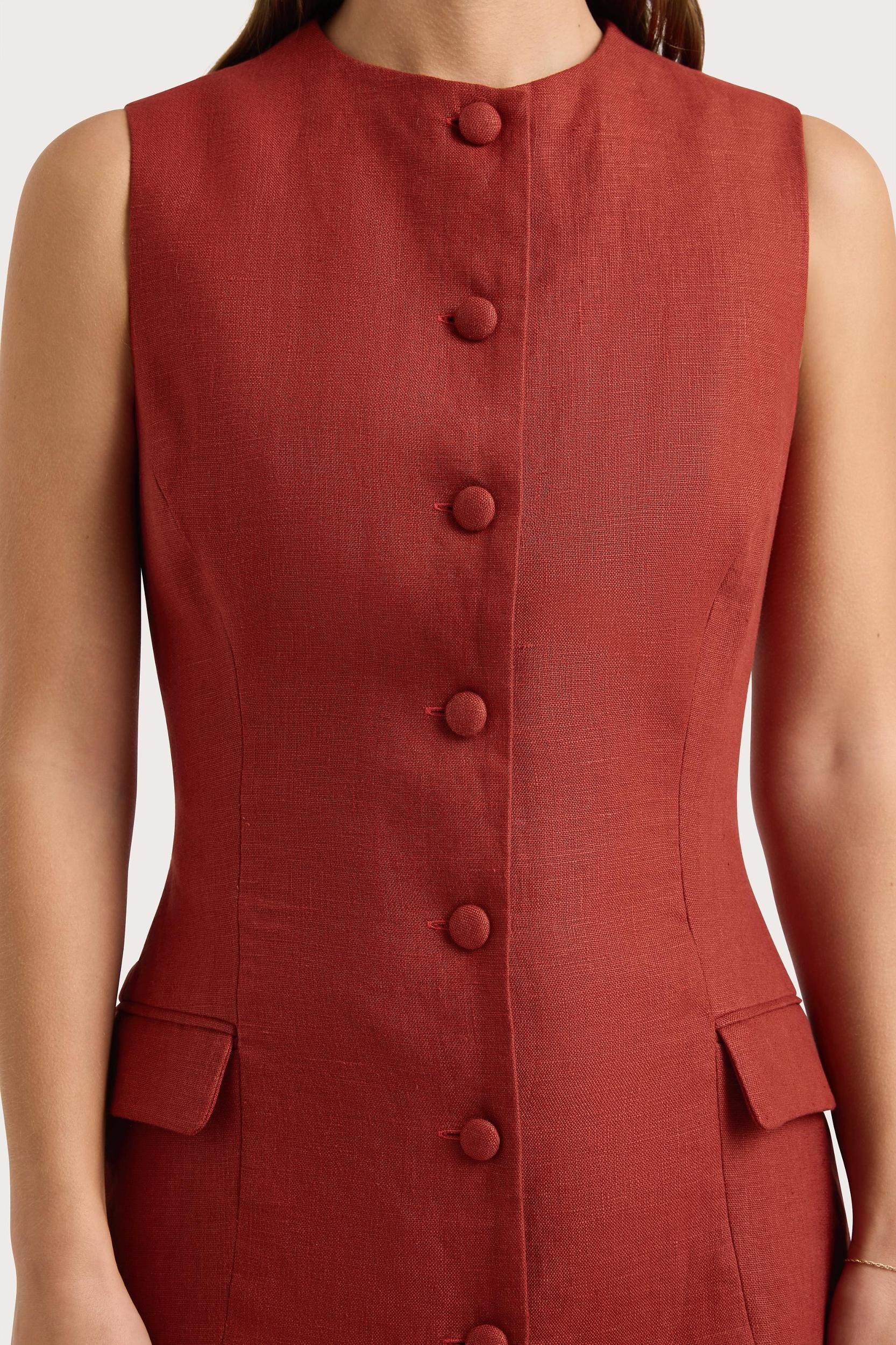 Jane Vest Garnet Product Image