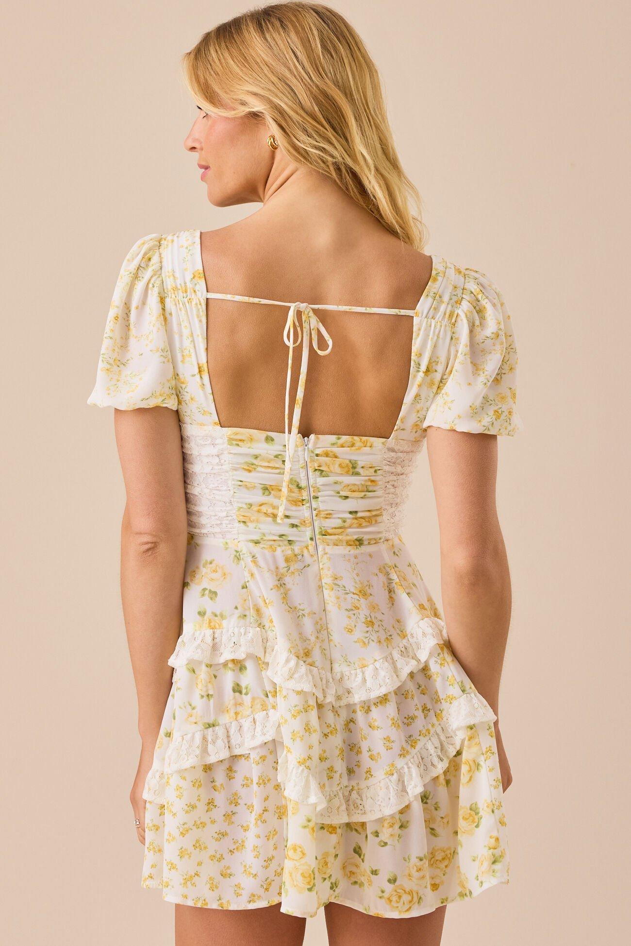 Aderny Floral Mini Dress Product Image