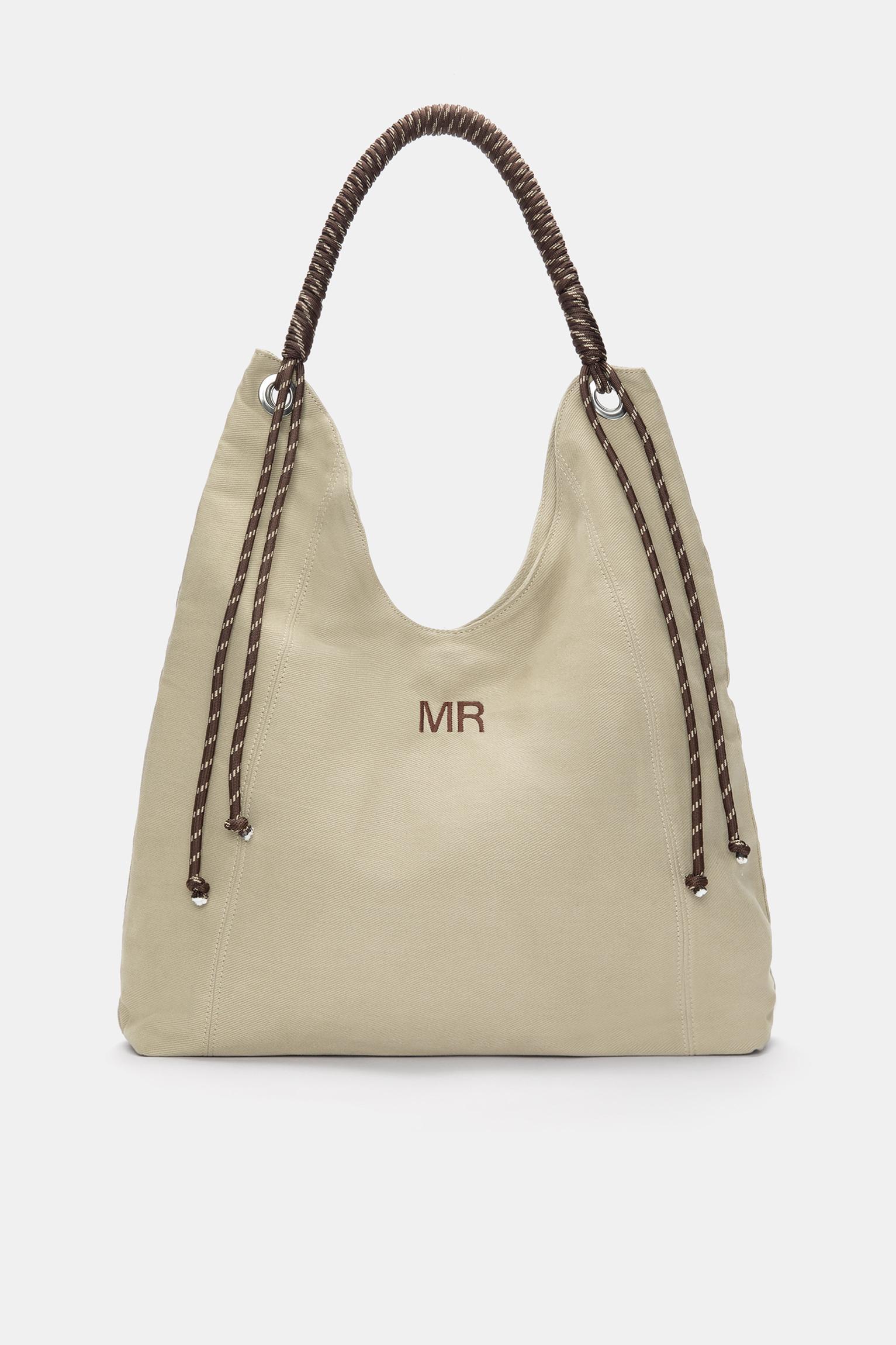 Canvas shopper bag with drawstrings Product Image