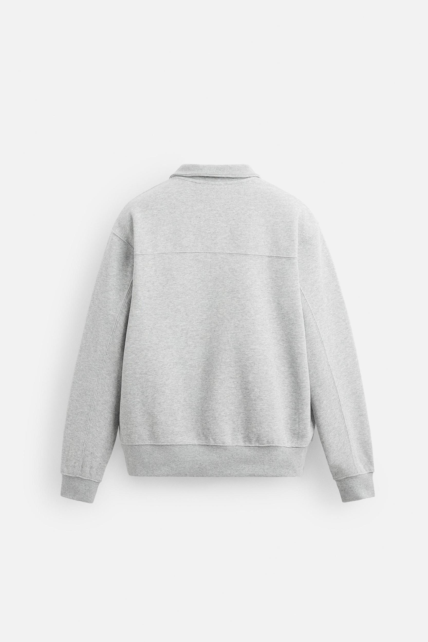 BASIC QUARTER-ZIP SWEATSHIRT Product Image