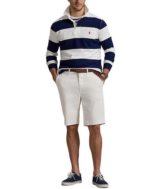 Polo Ralph Lauren Big & Tall 9.5#double; and 10.5#double; Inseam Stretch Classic Fit Twill Shorts Product Image