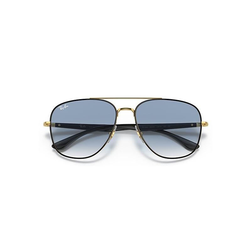 Ray-Ban Rb3683 Sunglasses Frame Blue Lenses Product Image