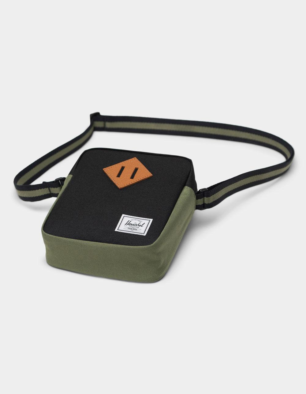 HERSCHEL SUPPLY CO. Heritage Crossbody Bag - BLACK/FOUR LEAF CLOVER Product Image