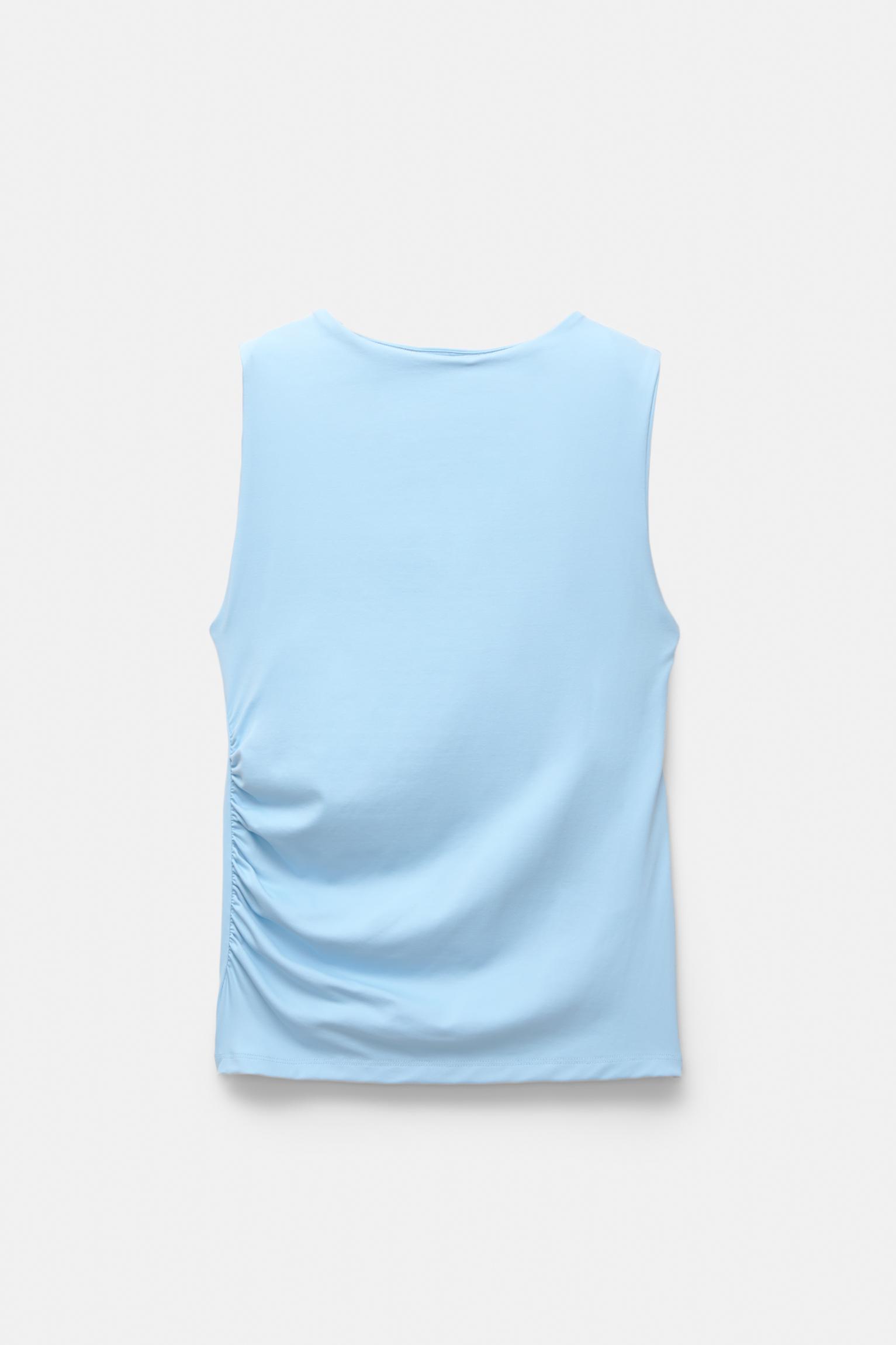 Gathered polyamide top Product Image