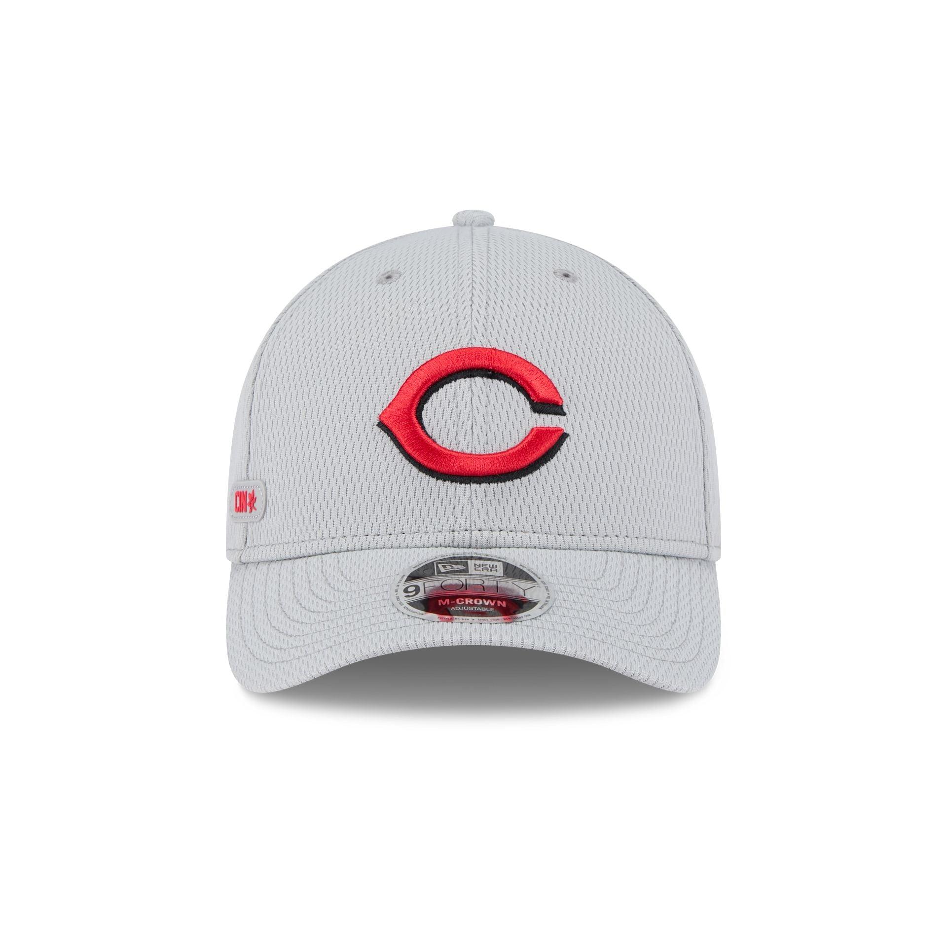 Cincinnati Reds 2025 Clubhouse Gray 9FORTY M-Crown Snapback Hat Male Product Image