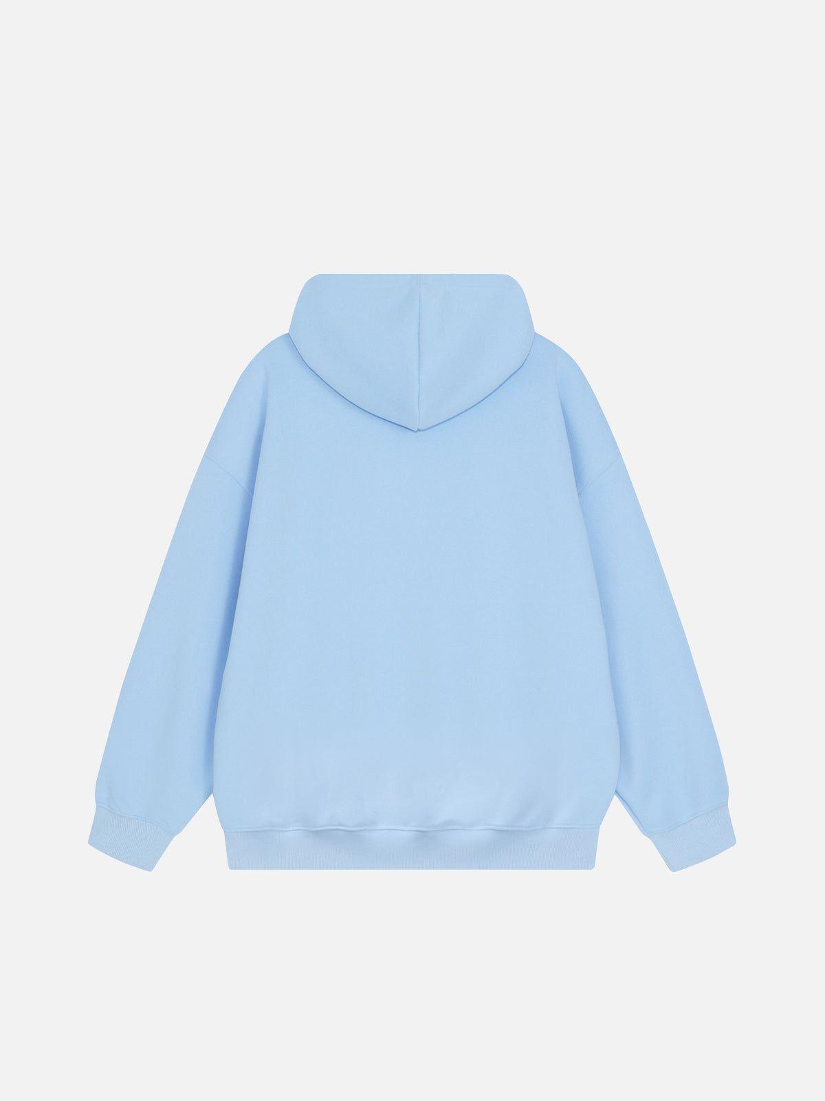 Aelfric Eden Dip Dye Heart Graphic Pullover Hoodie Product Image