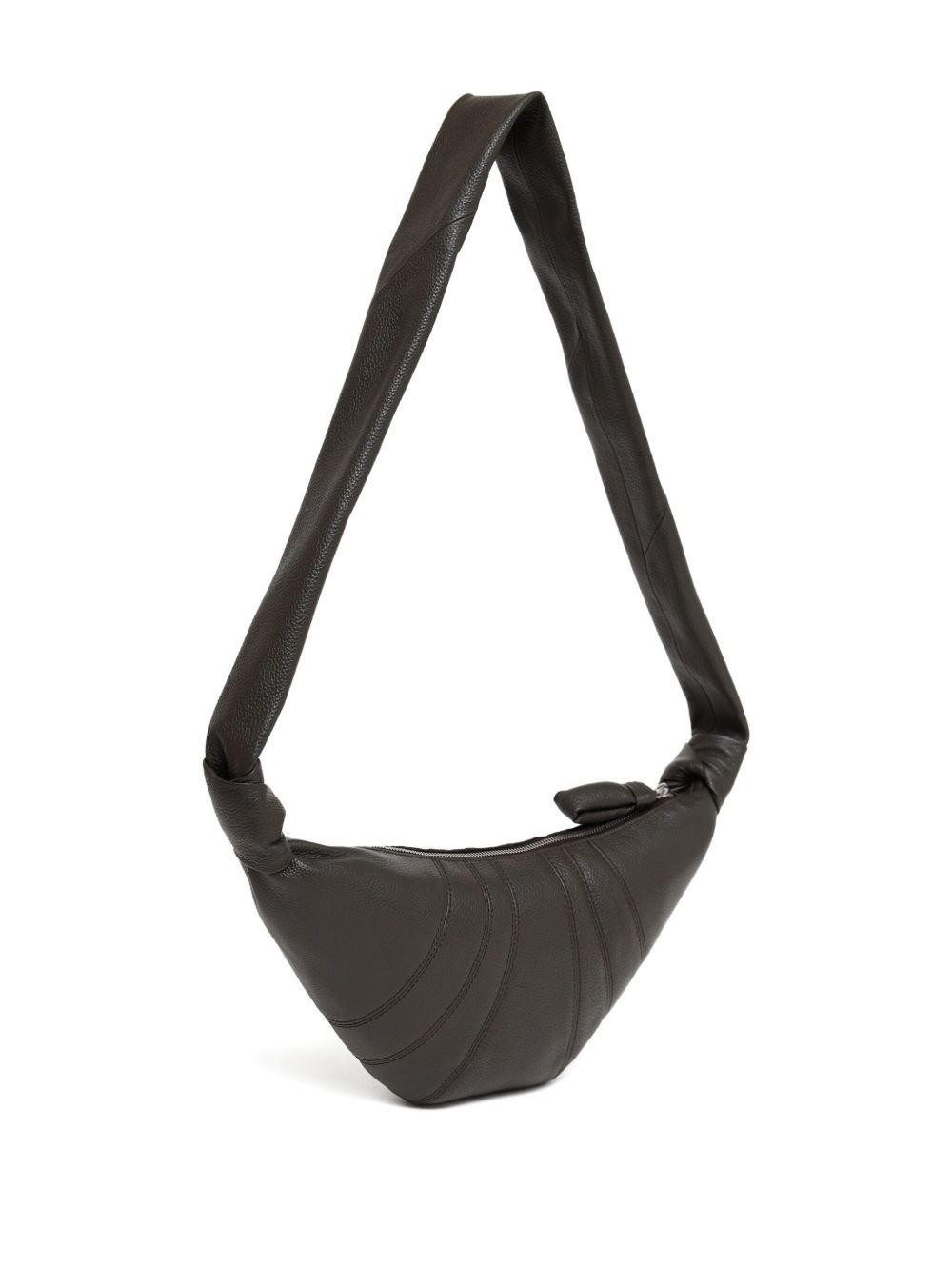 Croissant leather shoulder bag Product Image
