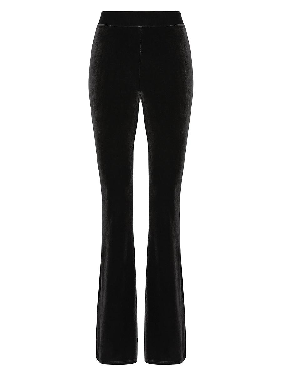 Womens Velvet Flare Leggings Product Image