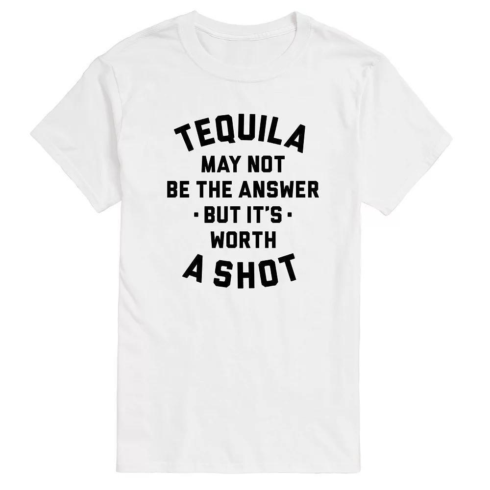Big & Tall Tequila May Not Be The Answer Graphic Tee, Men's,  Product Image