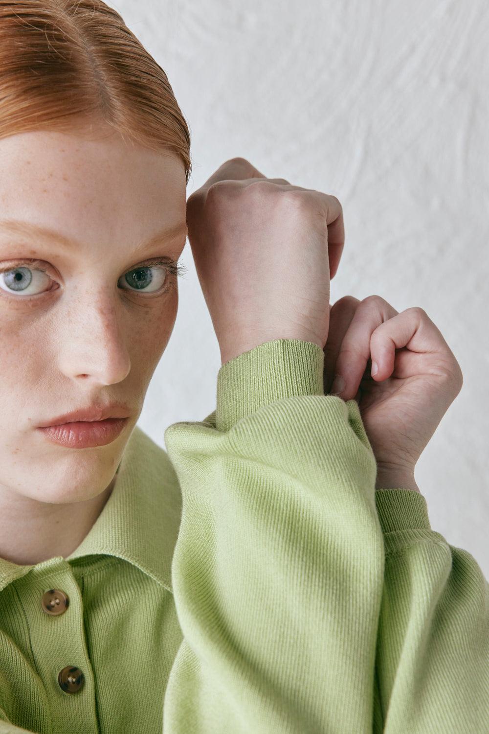 Tyra Knit Jumper Lime Product Image