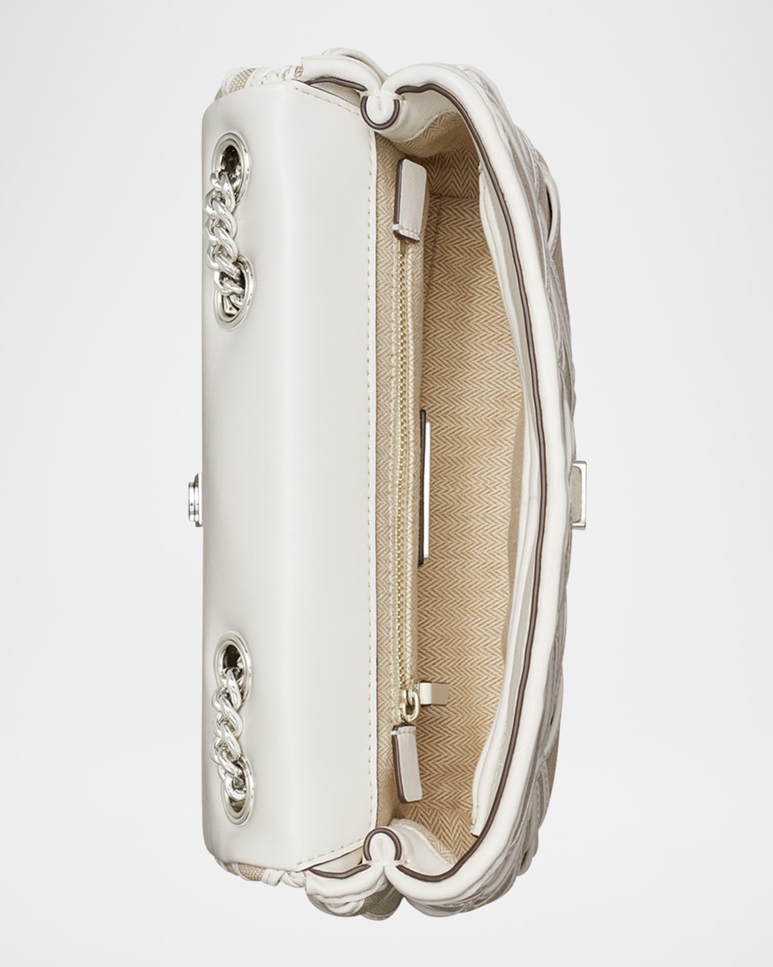 Kira Small Woven Canvas Convertible Shoulder Bag Product Image