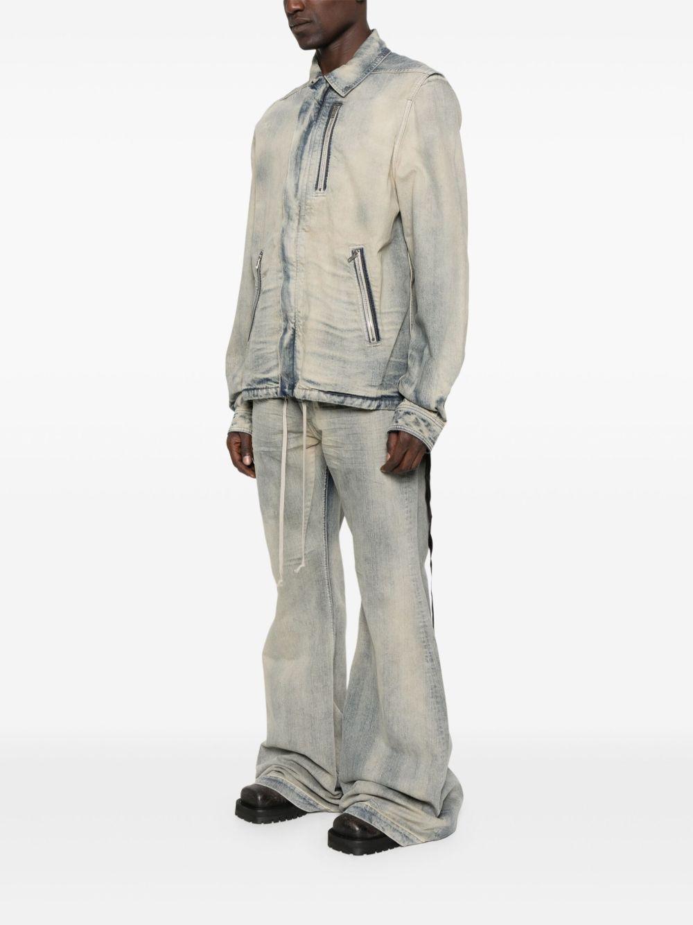 zip-fastening drawstring jacket Product Image