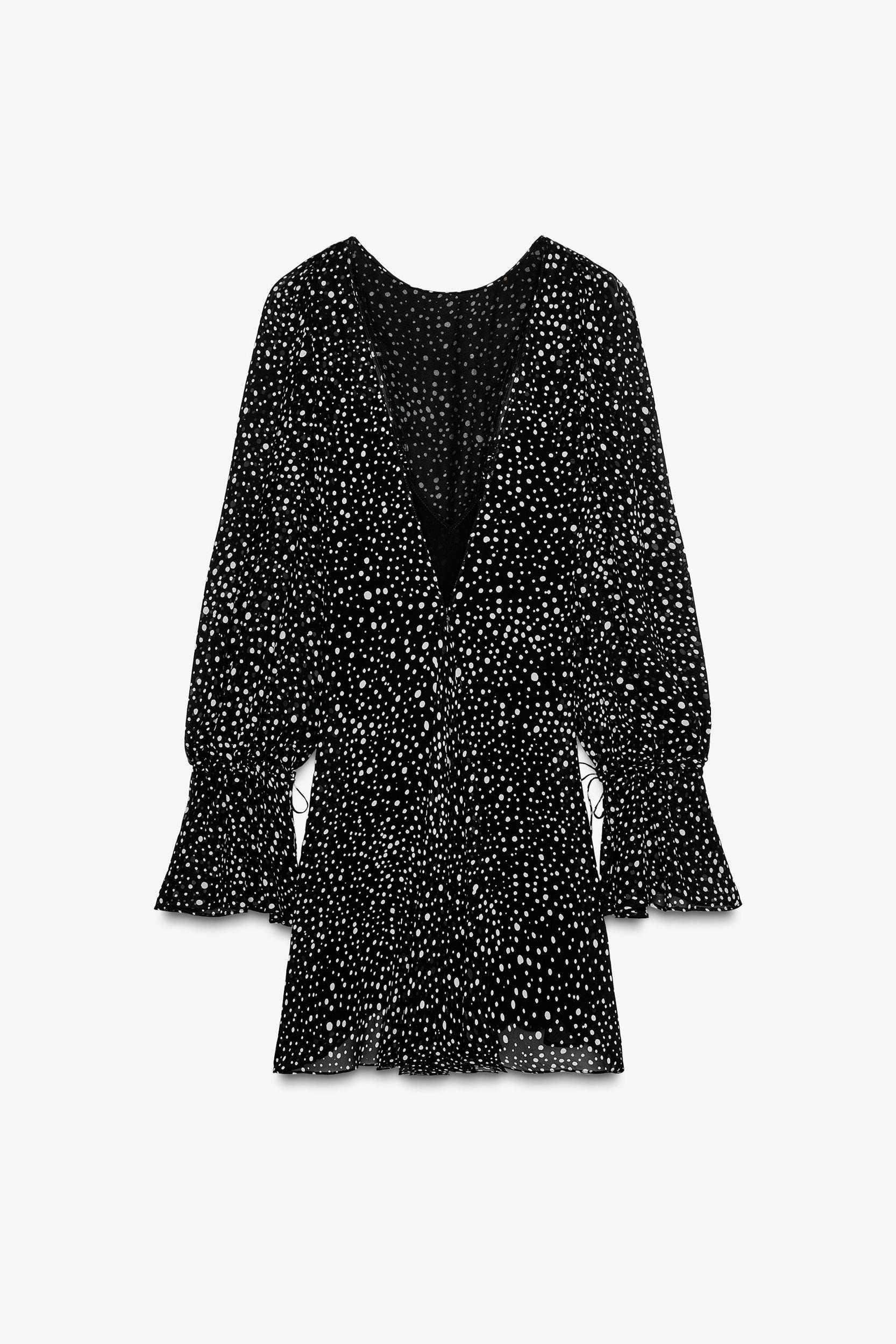 ZW COLLECTION POLKA DOT MINI DRESS Product Image