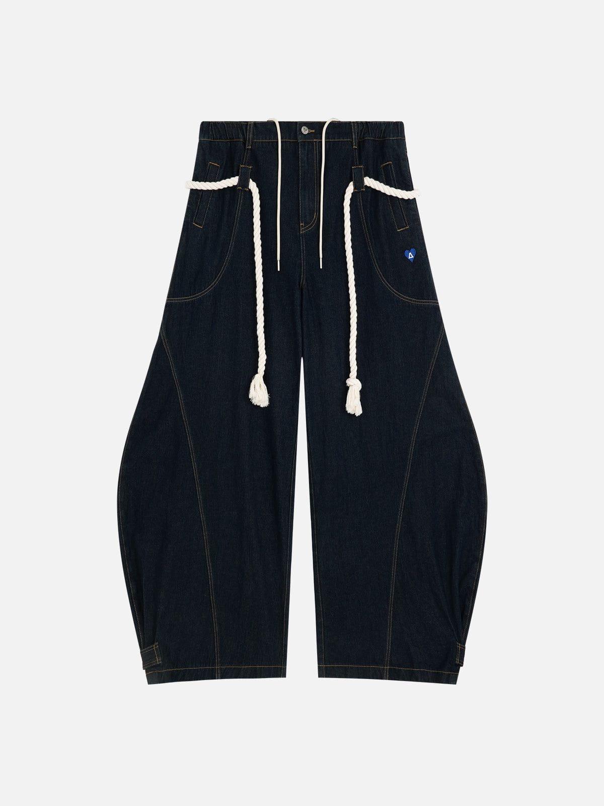 Aelfric Eden Drawstring Waist Super Baggy Jeans Product Image