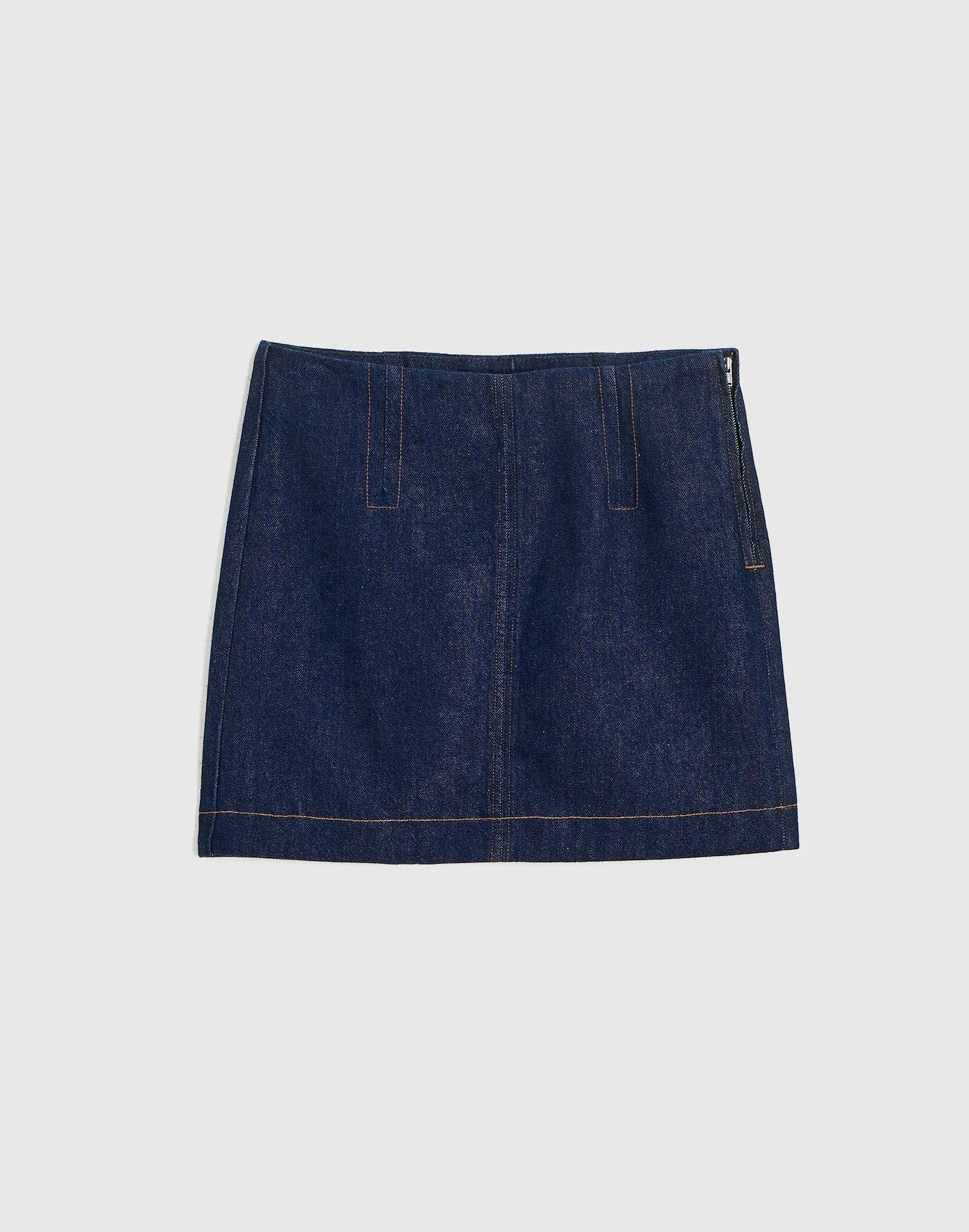 Mini Skirt in Airy Denim Product Image