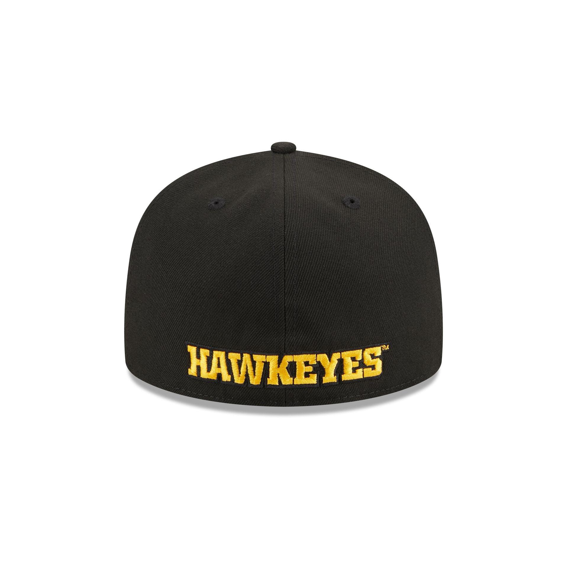 Iowa Hawkeyes Black 59FIFTY Fitted Hat Male Product Image
