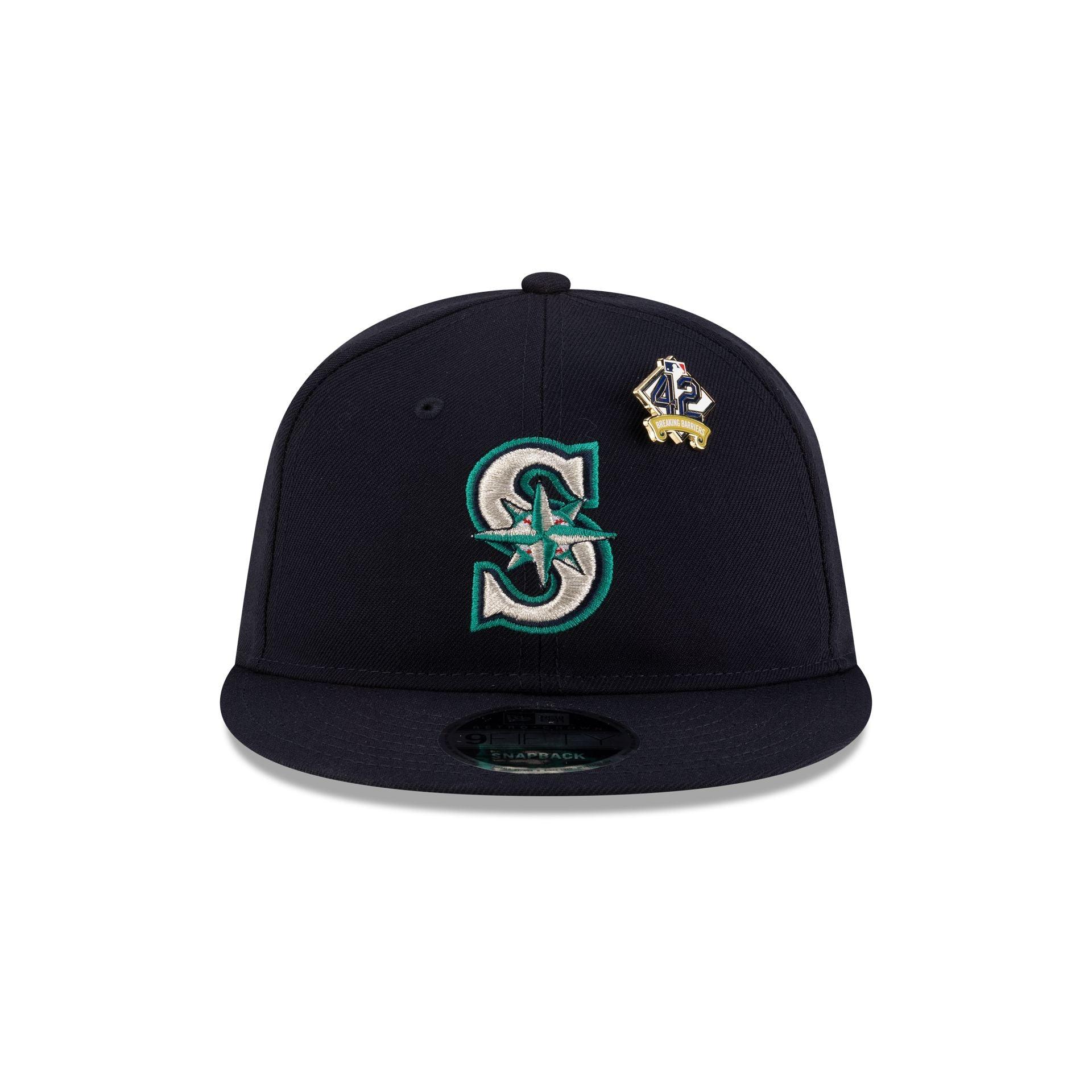 Seattle Mariners Jackie Robinson Day 2025 Retro Crown 9FIFTY Snapback Hat Male Product Image