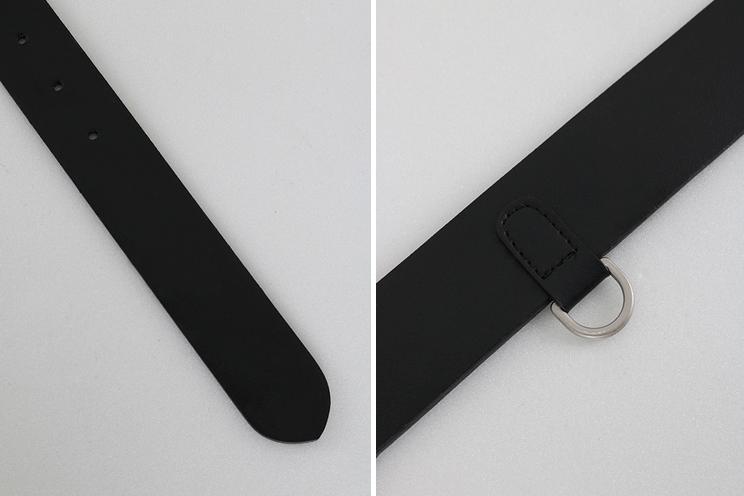 RT BLACK BUCKLE BELT Product Image