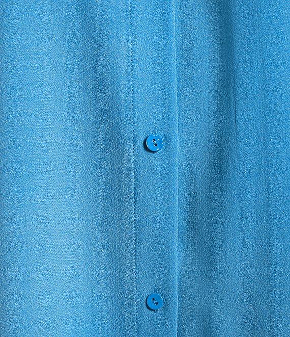 Eileen Fisher Organic Linen High Waist Tapered Ankle Pants Product Image