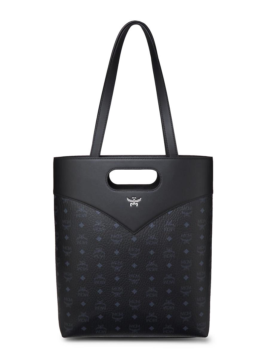 Womens Diamond Visetos Monogram Canvas Tote Bag Product Image